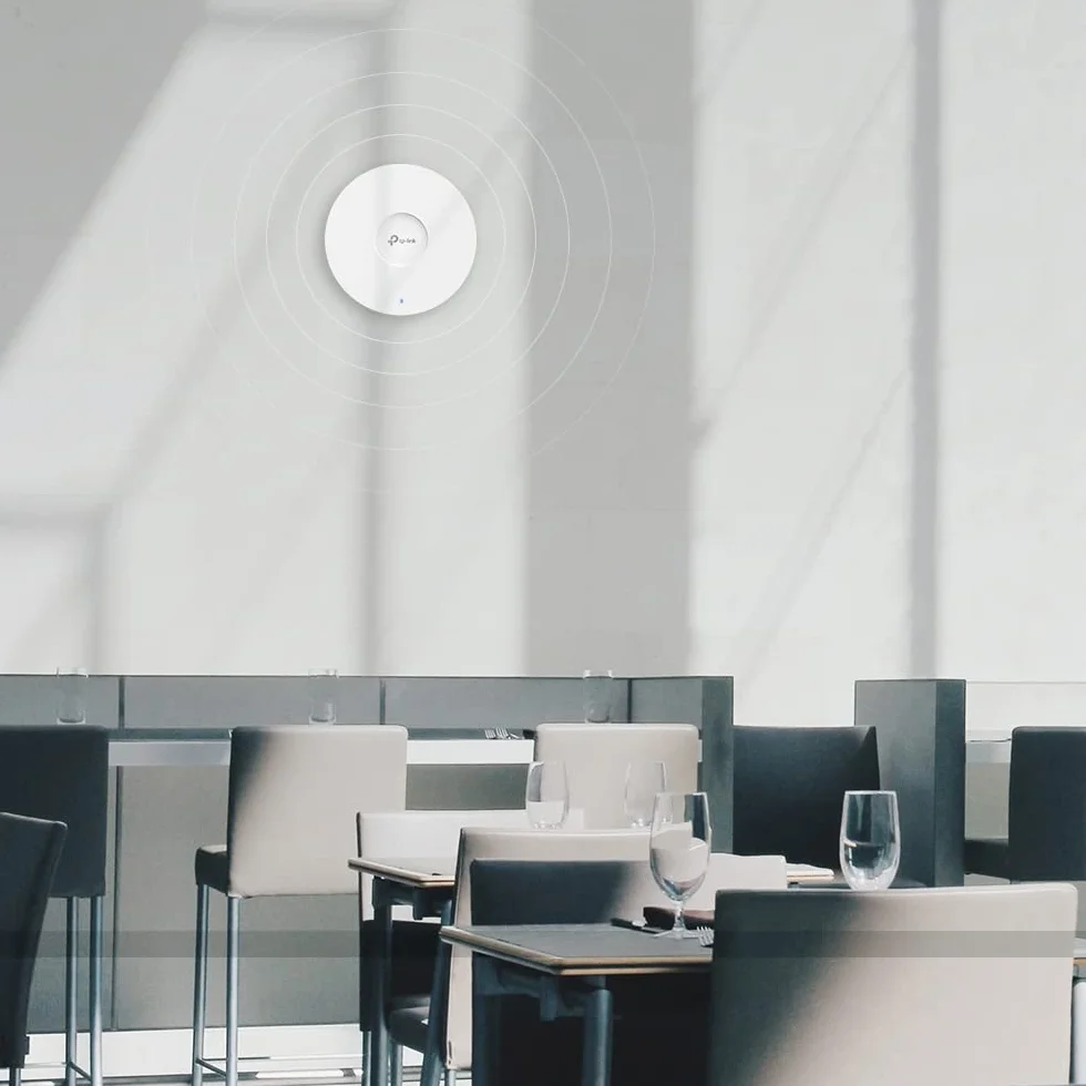 TP-Link EAP650 Omada Punto de Acceso WiFi 6 AX3000 SDN Mesh Montaje en Techo Negro