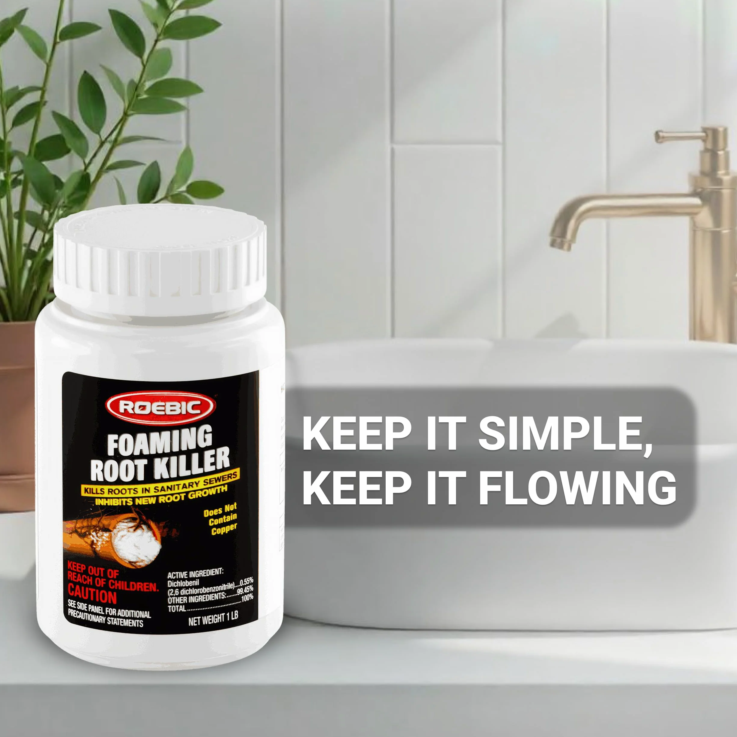 Roebic FRK Foaming Root Killer, 1-Pound by Roebic Laboratories