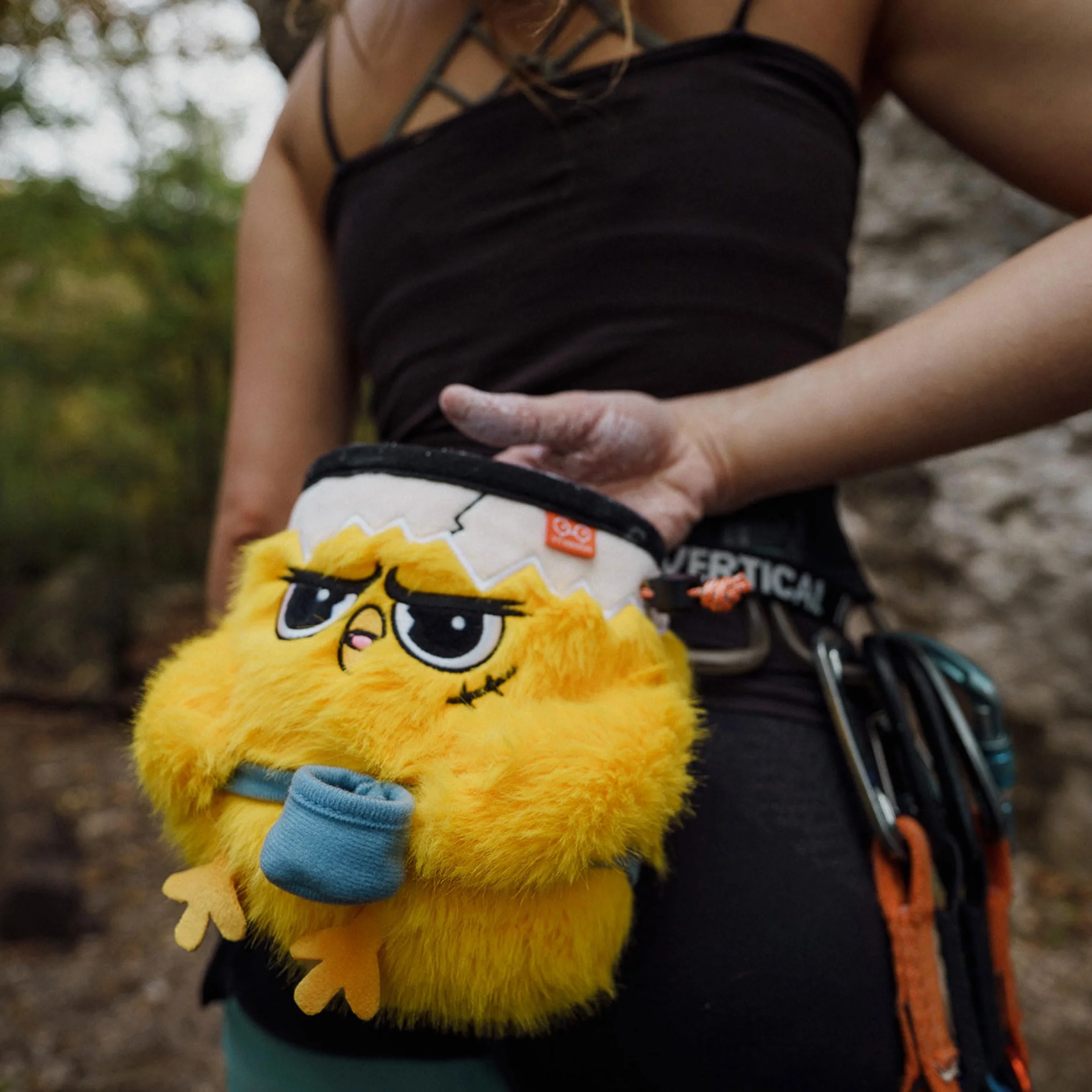 YY Vertical Bolsa de tiza para escalada en roca para adultos y niños