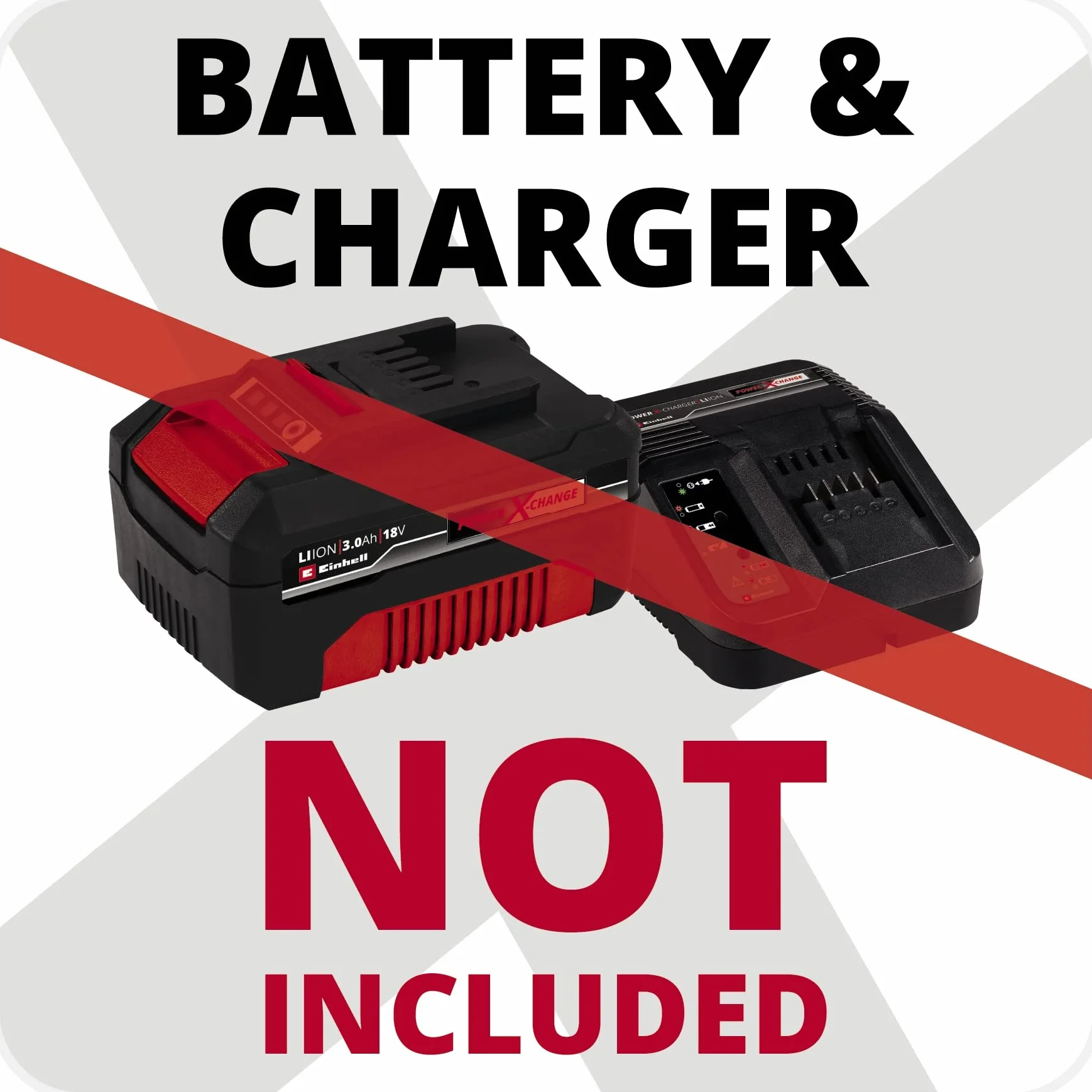 Einhell GE-ST 36/40 Li E-Solo Power X-Change - Extractor de Nieve con batería (Ion de Litio, 36 V, Ancho de Trabajo 40 cm, Altura máxima de la Nieve 20 cm, Entrega sin baterías y sin Cargador)