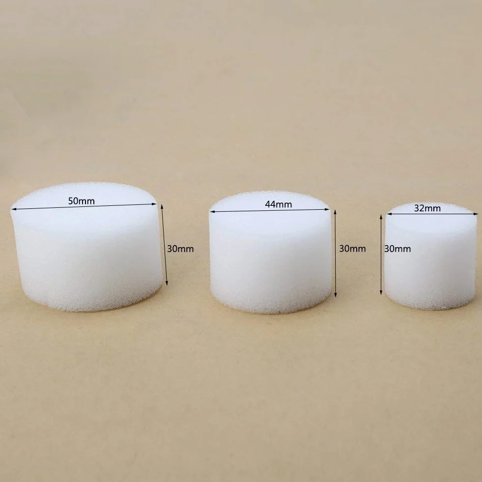 Viagasafamido 50 Unidades Esponjas Hidropónicas para Cultivo Sin Suelo - Esponjas para Plantones de Vegetales, Jardinería Y Germinación (44 X 30 Mm)