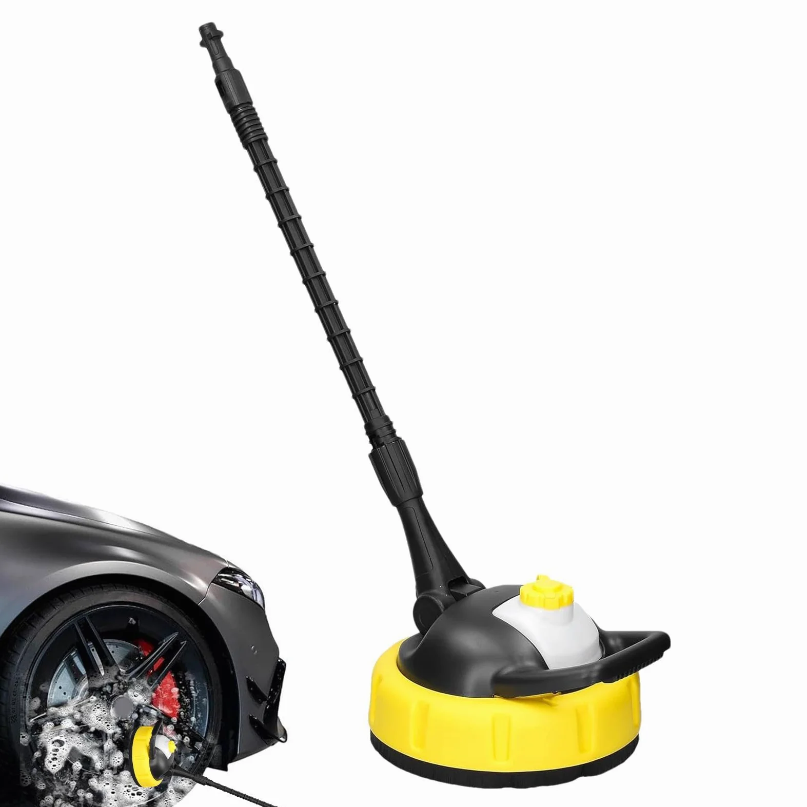 Limpiador para Hidrolimpiadora Accesorio Hidrolimpiadora Mango Largo | Limpiador de Patios Limpiador De Suelos Para Exterior, Entradas, Patios, Aceras, Terrazas, Suelos, Hormigón, Piedra Y