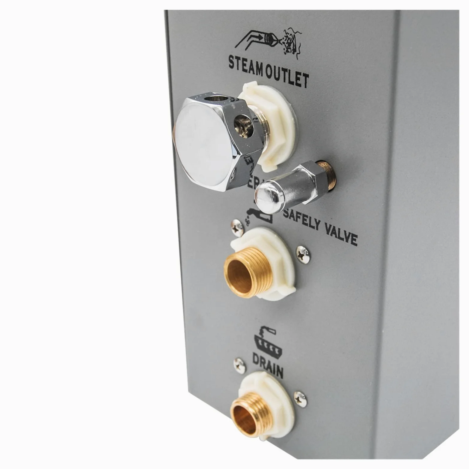 Calentador de Sauna 4. 5kw AC Generador baño Vapor húmedo con Accesorios SPA Ducha Válvula Seguridad láminas Vapor vaporizadora,Seguro y Confiable | VSC045-4.5KW-HP
