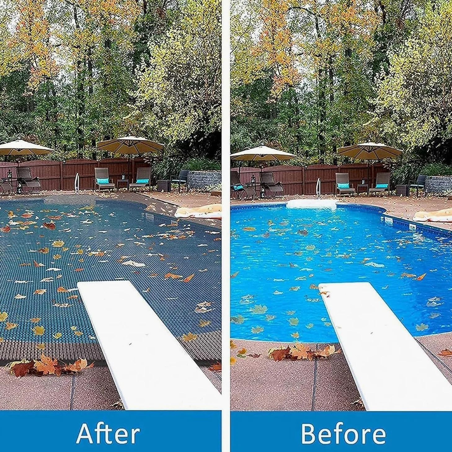 Red de Seguridad Piscina Malla Fina 3X6M Protección Anti-Hojas Cubierta UV Resistente