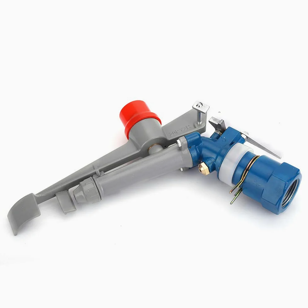 Aspersor de riego de 1 pulgada, rociador de agua para jardín, aspersor de riego para granja agrícola, rociador de riego giratorio de 360 ​​° para áreas grandes