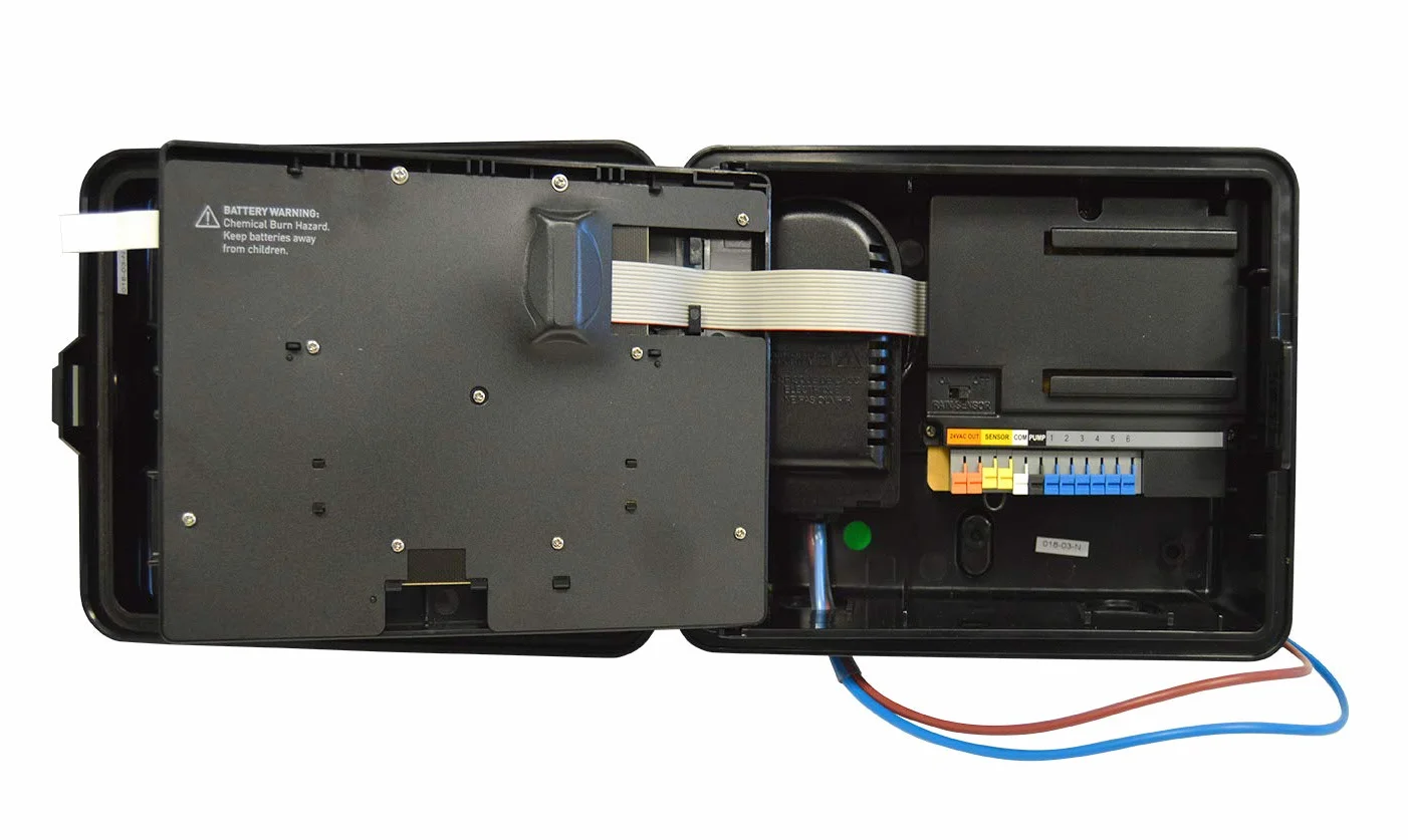 S&M Orbit 94892 – Programador de riego automático Easy-Set Logic con tapa-12 Zonas de riego
