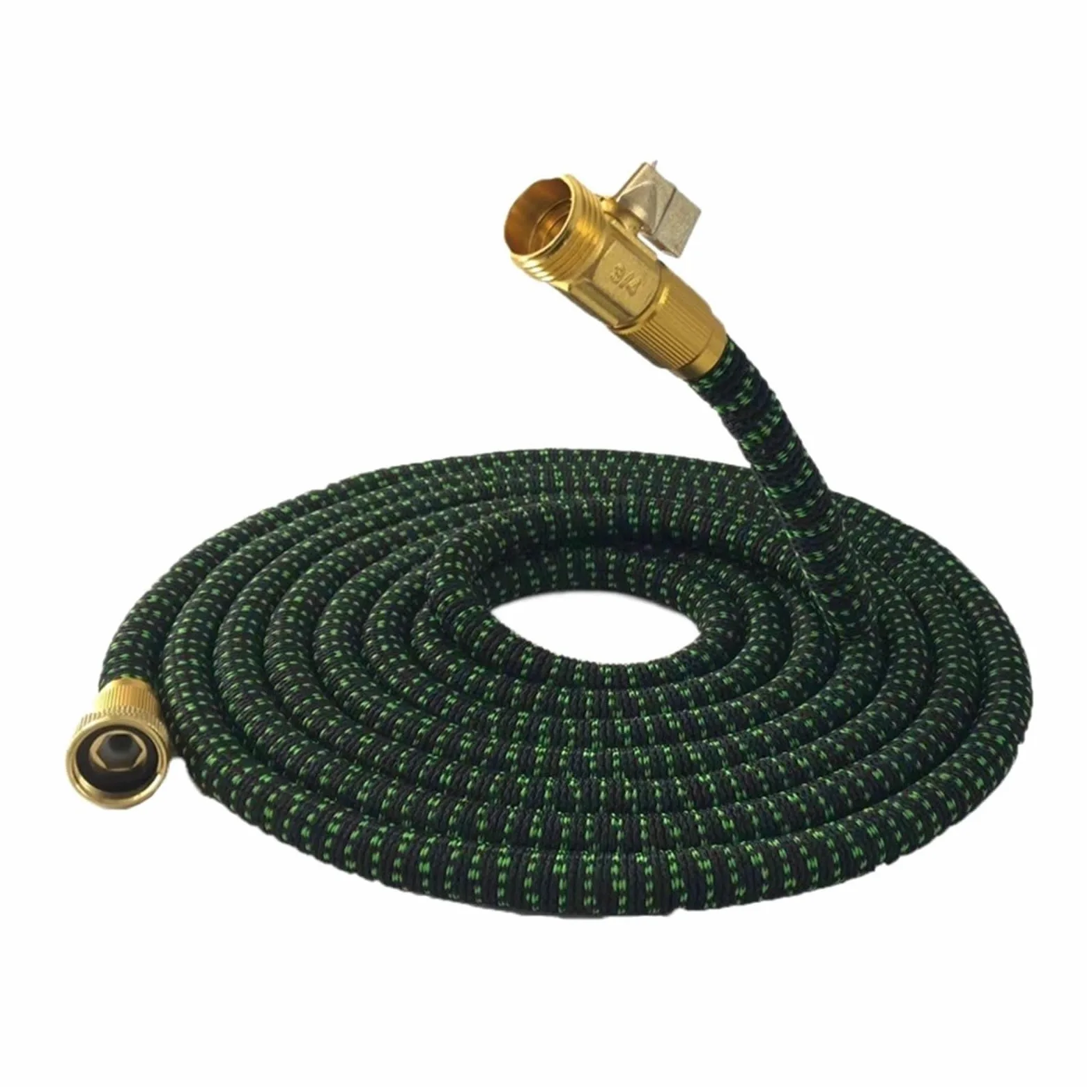 Manguera de jardín Extensible, Manguera de jardín Flexible Extensible, Manguera de riego por Goteo de Alta presión, Manguera para Lavado de Coches, Manguera mágica de jardín (Azul, 5 m)