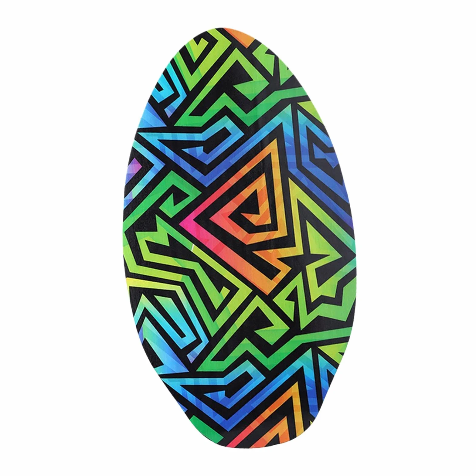 Kowaku Tabla de Skimboard de Madera para Playa, Aguas Poco Profundas, Surf Pequeña