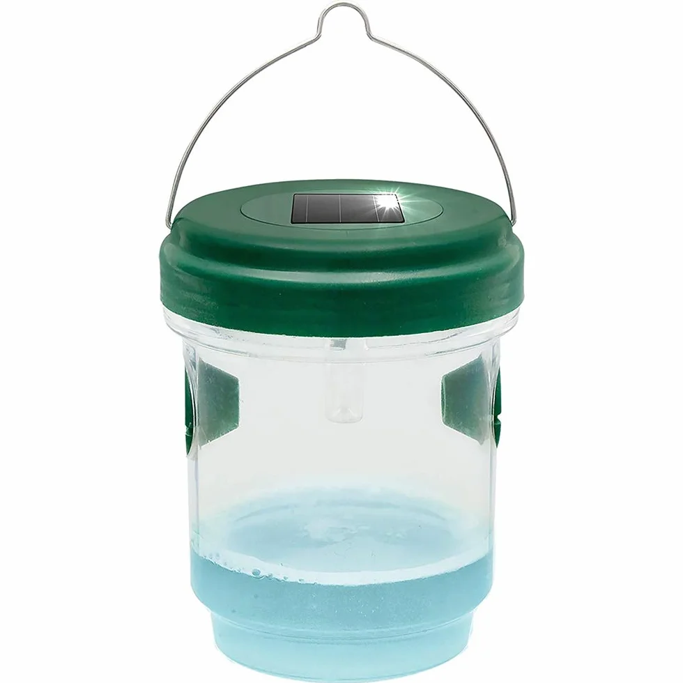 Gardigo® Anti Mosquitos y Trampa Avispas con Panel Solar 2in1 | Insecticida Antimosquitos Exterior | Mosquitos Eliminar del Jardin sin Mata Avispas | Atrapa Insectos, Trampa Avispa Exterior