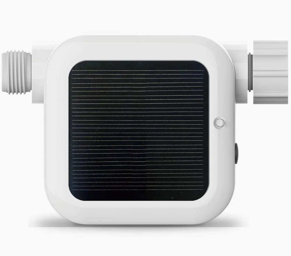 Netro Pixie - Temporizador Inteligente para Grifo de Manguera, conexión WiFi, energía Solar, detecta el Tiempo atmosférico