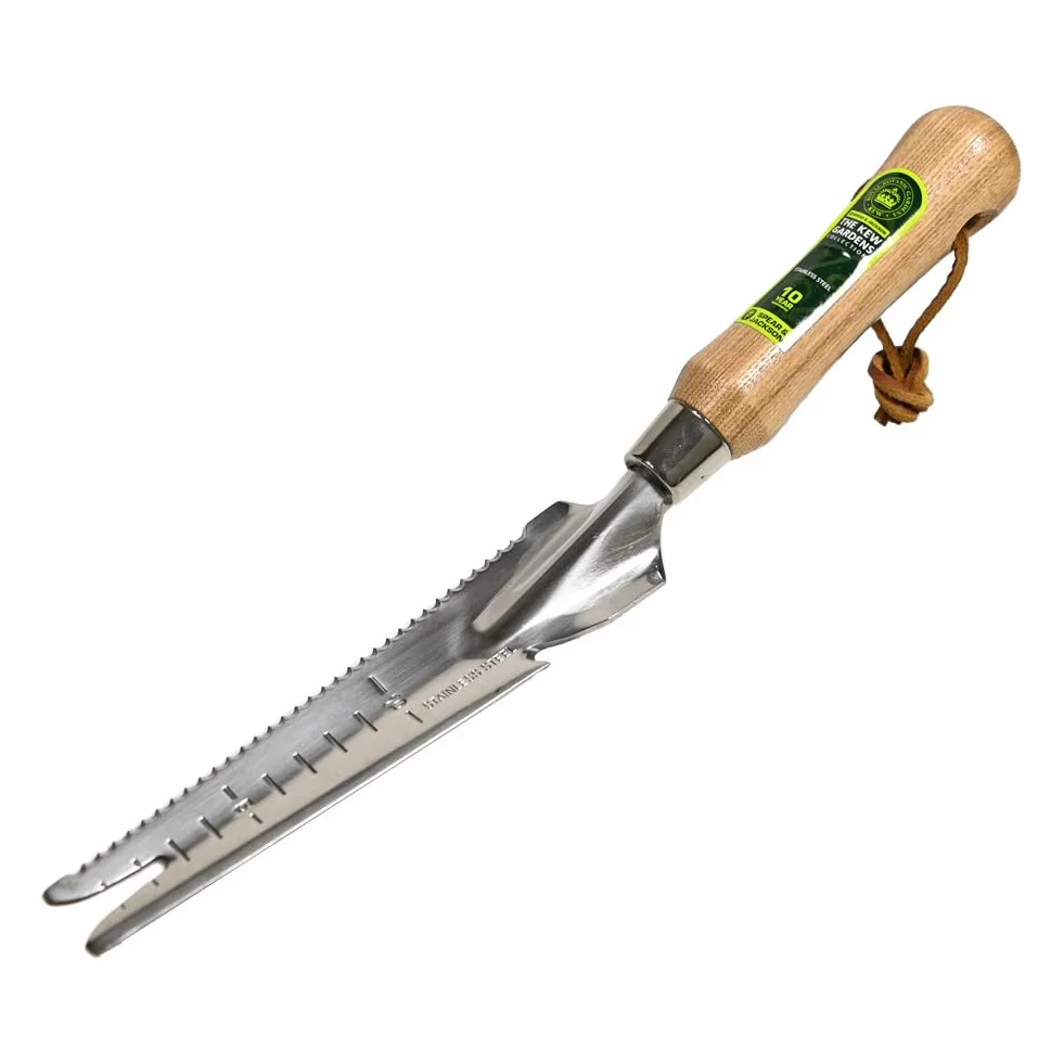 Spear & Jackson 3130KEW Cuchillo de plantar y escardar de acero inoxidable de la colección de Kew Gardens