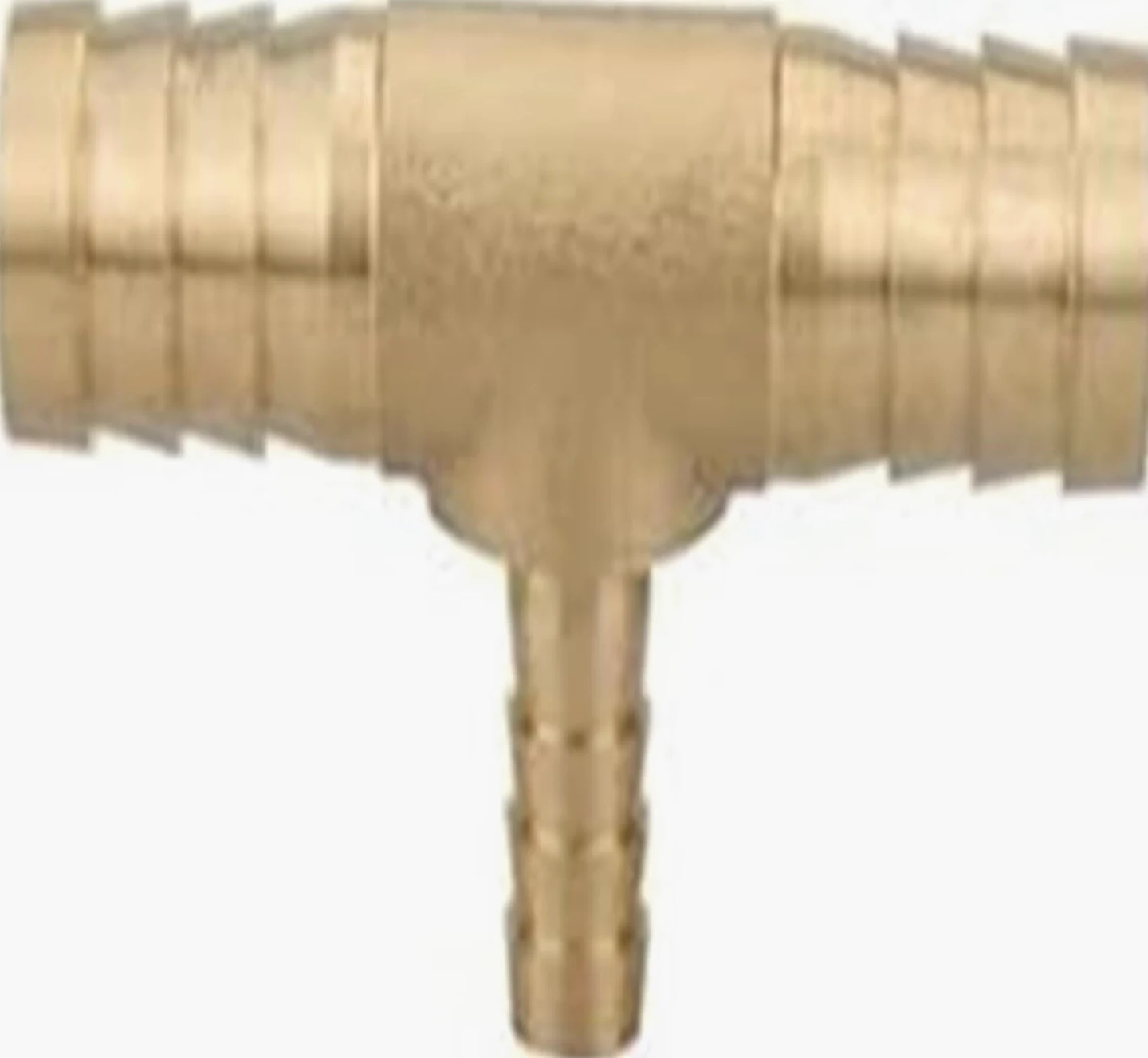 Conector de toque de manguera, 1 conector adaptador de acoplador separador de accesorios de tubería de latón reutilizable de 3 vías con lengüeta for manguera, utilizado for accesorios en T d