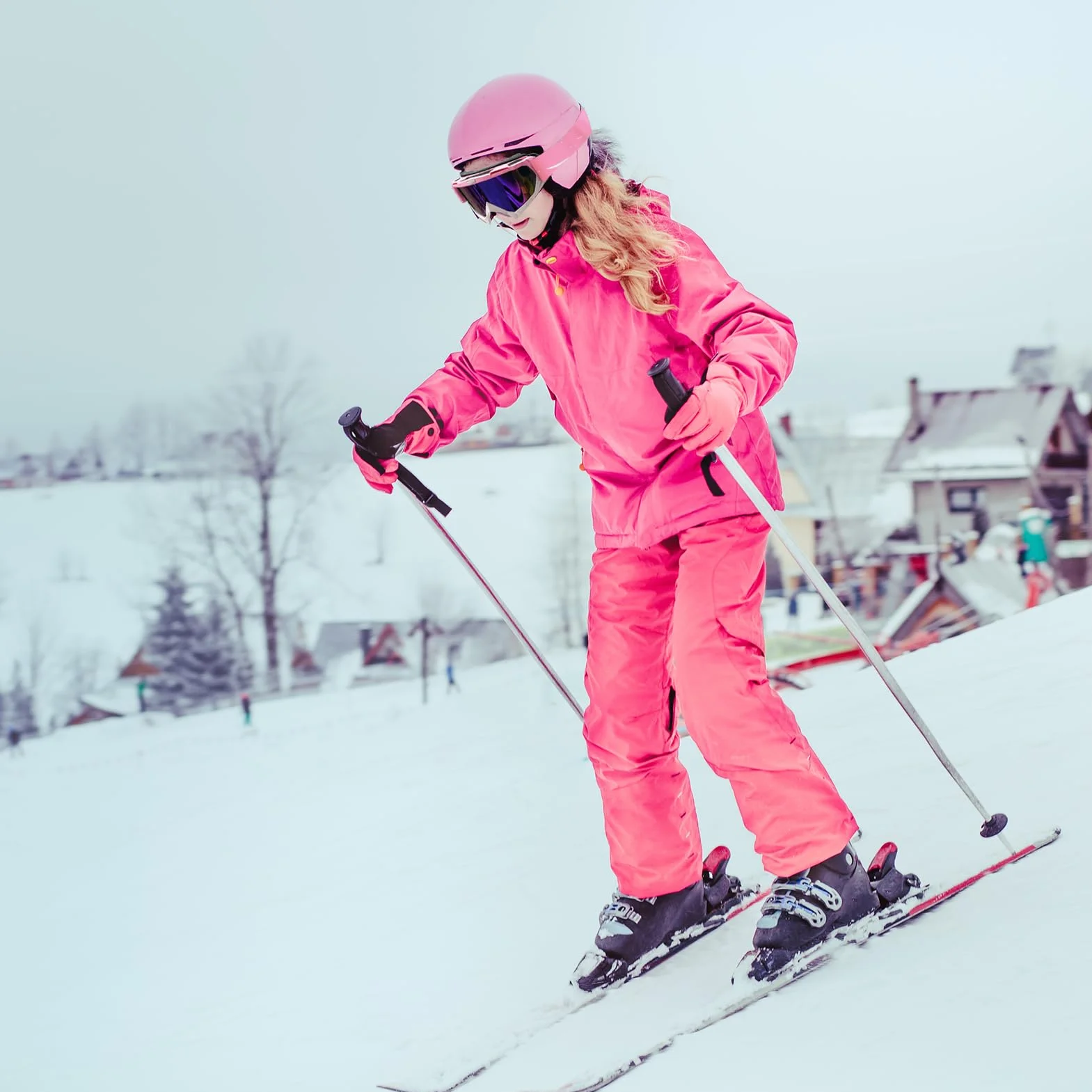 DONGZQAN Skibrille Damen Rosa OTG Mit Schaumstoffpolsterung Outdoor