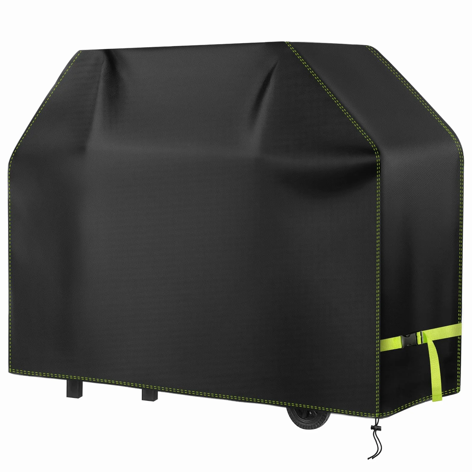 Funda Barbacoa Exterior Impermeable, VDISRR 420D Oxford Resistente al Desgarro Funda Protectora para BBQ 117 x 66 x 117 cm, Cubierta de Barbacoa Exterior Anti-Viento/Anti-Polvo/Anti-Humedad/Anti UV