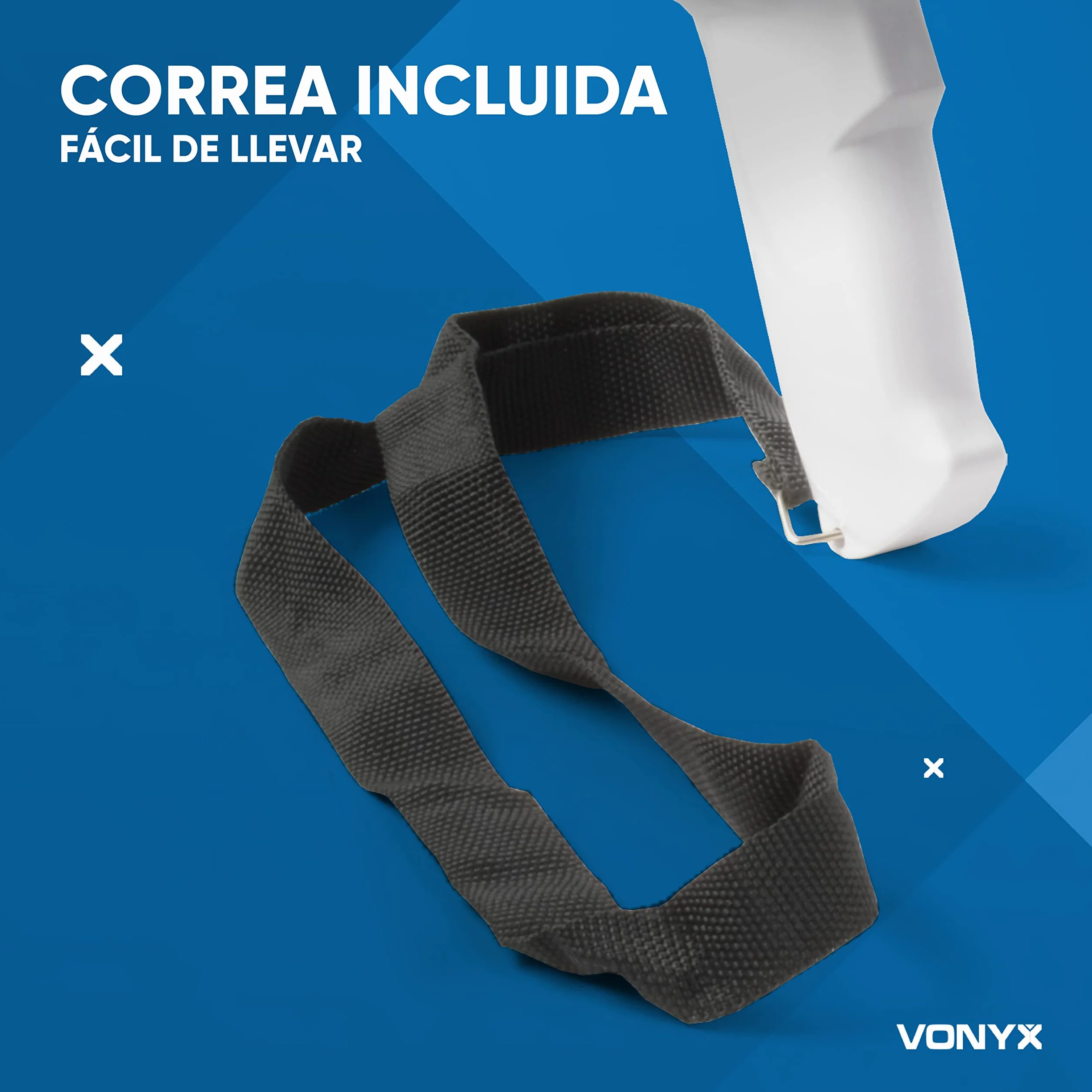 Vonyx MEG040 Megáfono Portátil 40W, Alcance 1 km, Micrófono, Grabación y Sirena