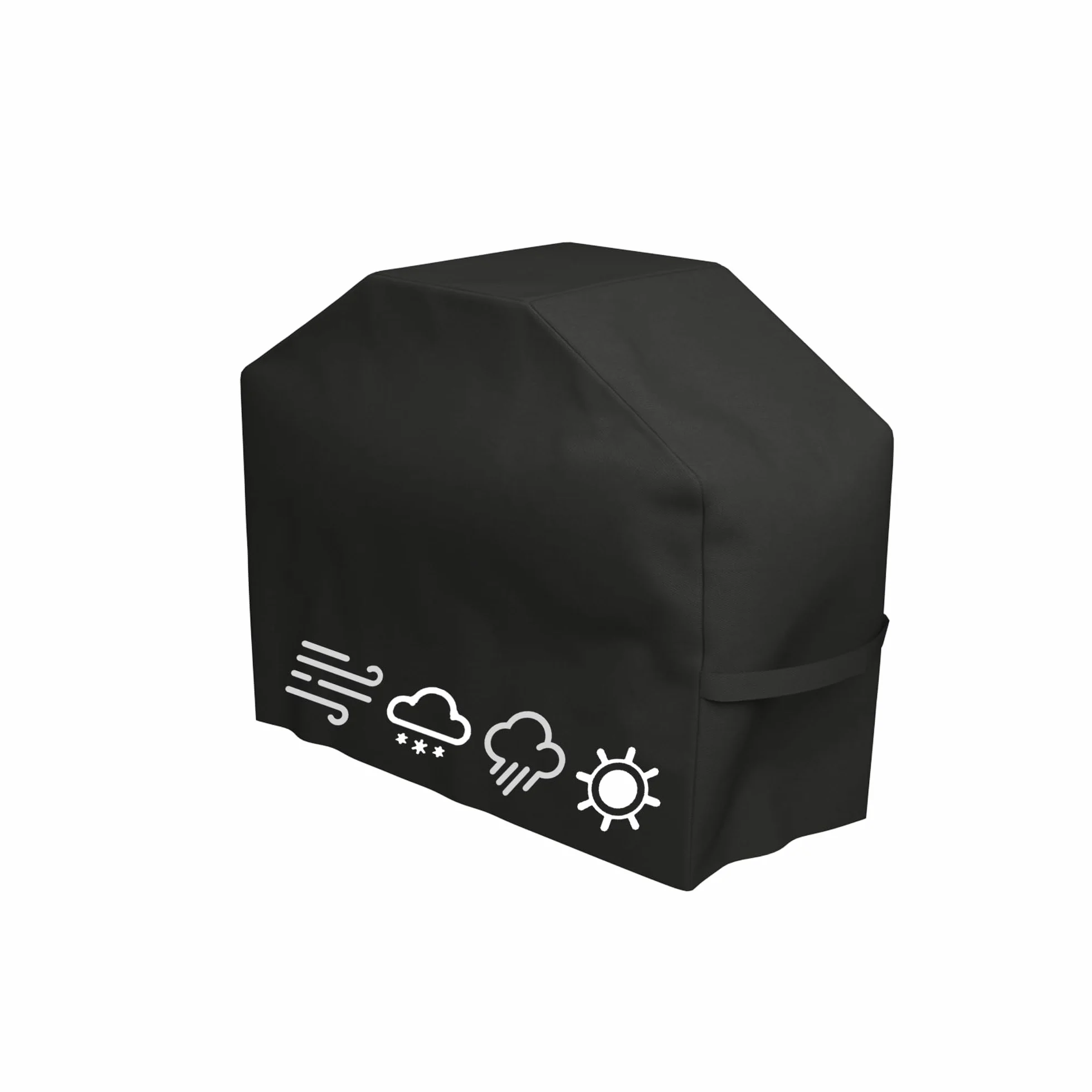 Funda para Barbacoa Impermeable, Cubierta BBQ de Parrilla 210D Oxford Protector, Anti-Viento/Anti-Polvo/Anti-Humedad, Resistente al Desgarro/Agua/Lluvia/Nieve/Sol (145X61X117)