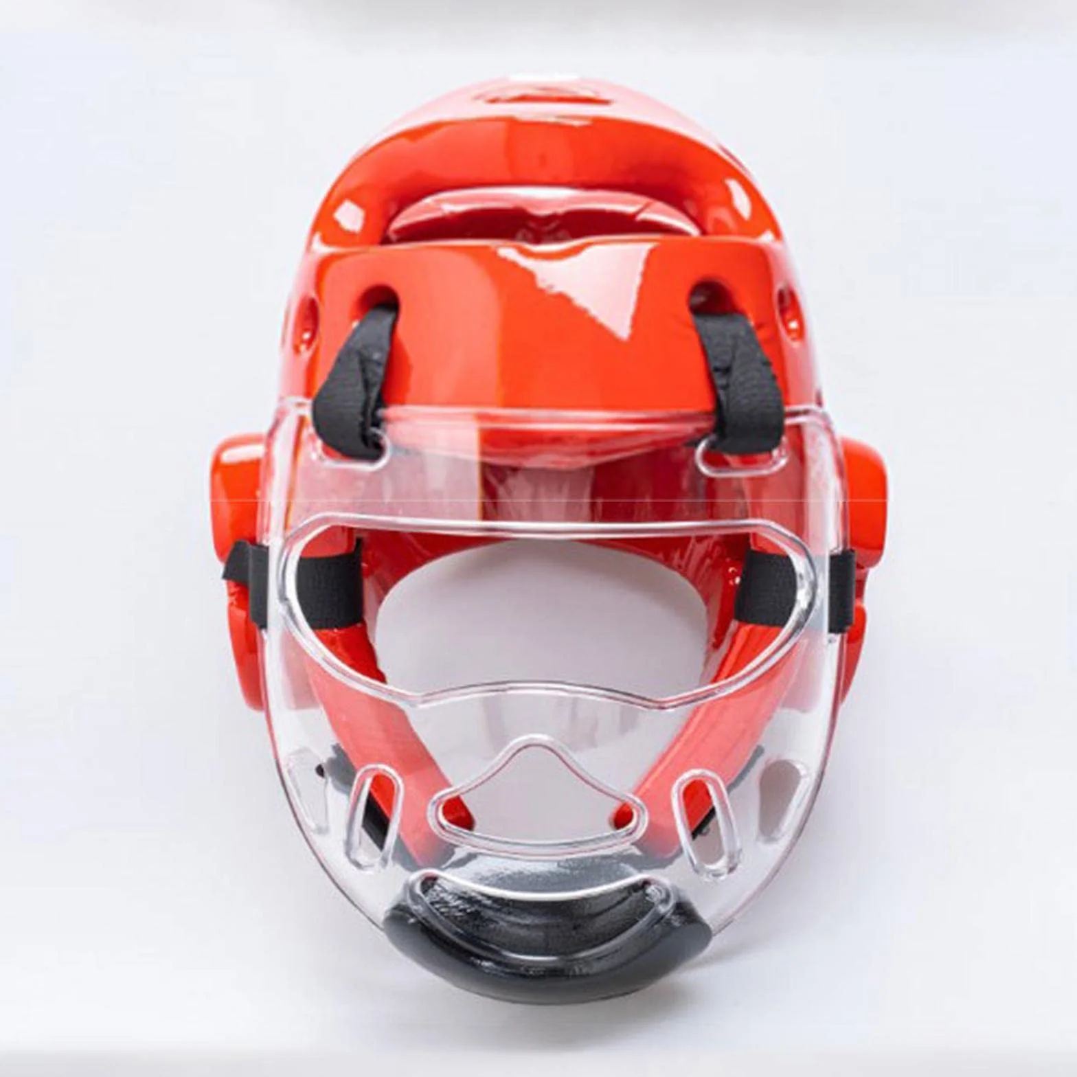 Protector Facial Taekwondo Transparente Casco Ajustable con Ventilación
