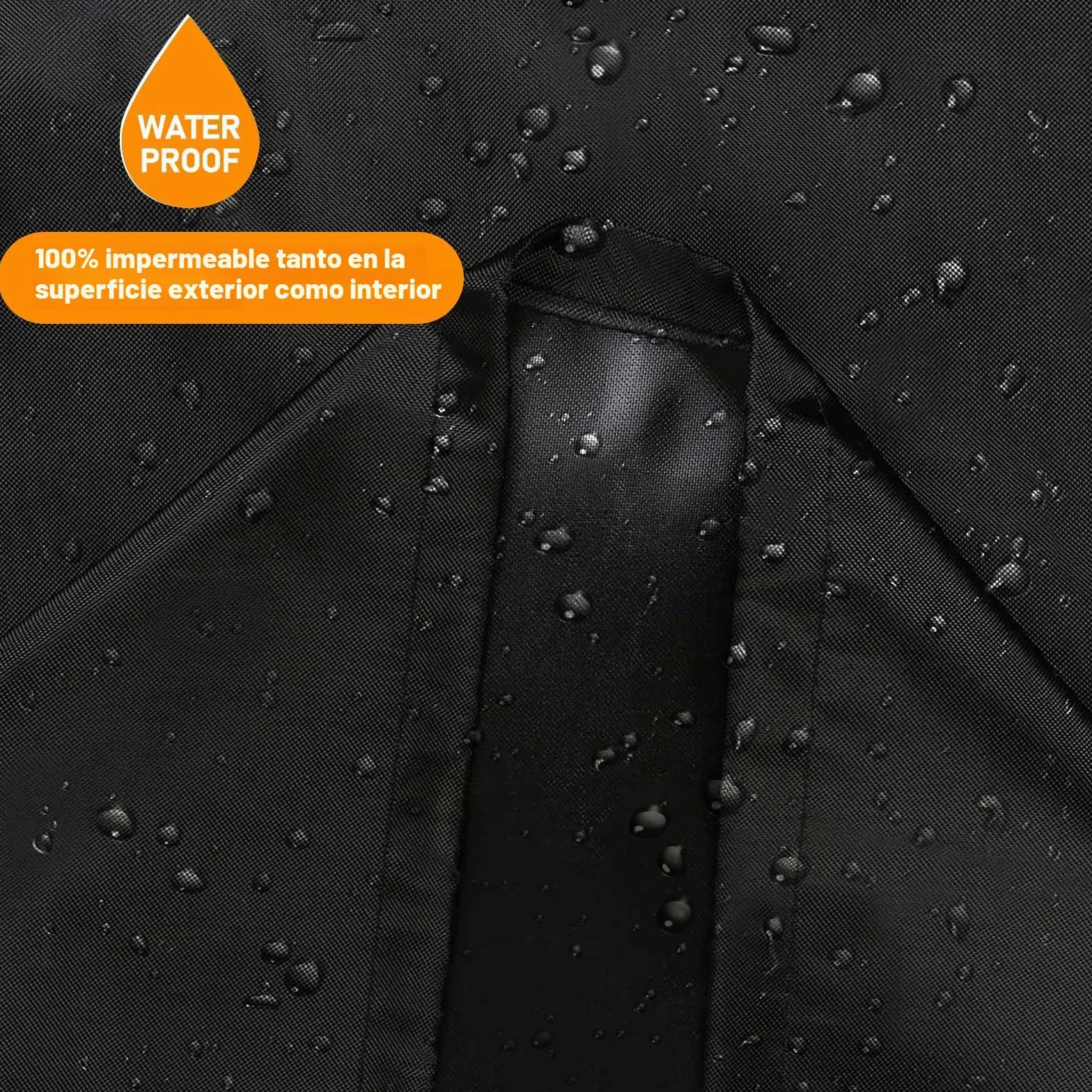 Funda Barbacoa para Weber 57cm Impermeable, Weber Cubierta para Barbacoa Redonda Exterior, 500D Oxford Resistente a la Intemperie Cubierta BBQ de Parrilla(Φ71x68cm)