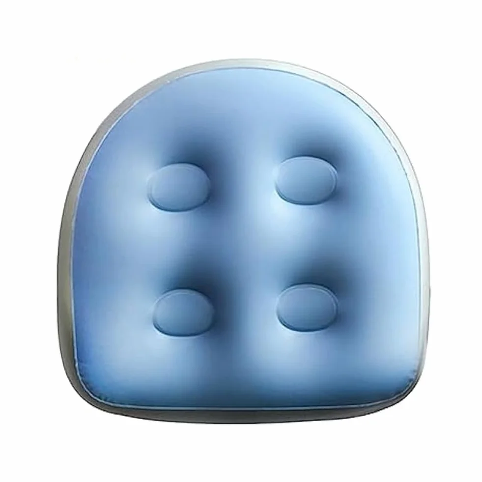 4 almohadillas inflables para spa y booster, asiento de bañera para piscina, cojín de espalda impermeable para Den, suave cojín de masaje para spa