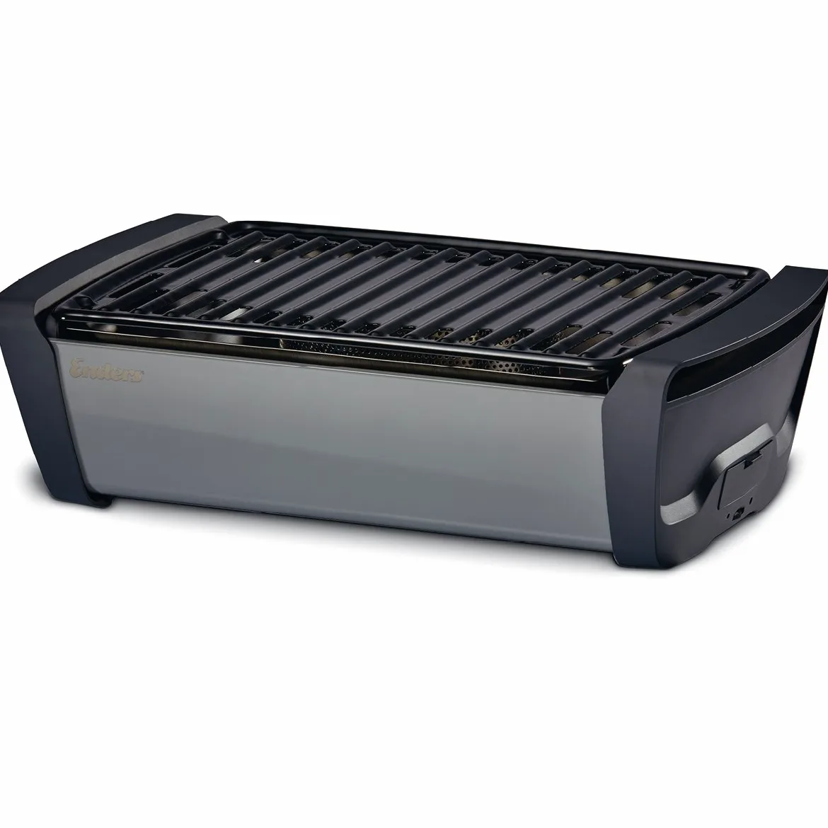 Enders Aurora Barbacoa carbon sin humo – Barbacoa pequeña con tecnología aireación, Bbq carbon con batería y conexión powerbank – Barbacoa de carbon para balcón, picnic y camping Gris #1364