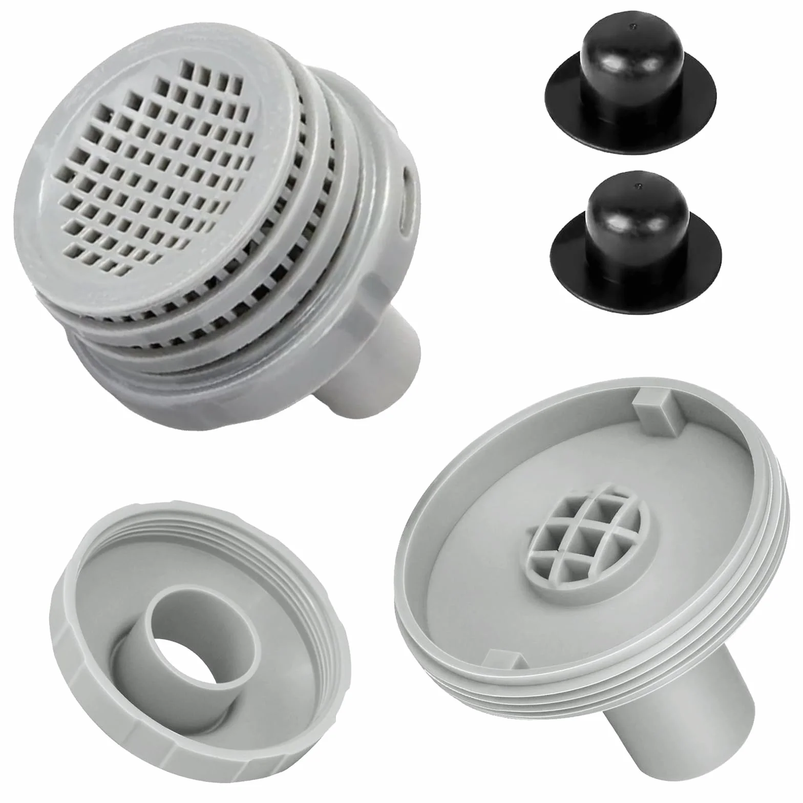 Conector de Filtro de Piscina,Conector de Chorro de Agua para Piscina 32mm,Accesorios de Piscina,Filtro de Salida de Piscina,Conector del Colador de la Piscina,para Piscina sobre