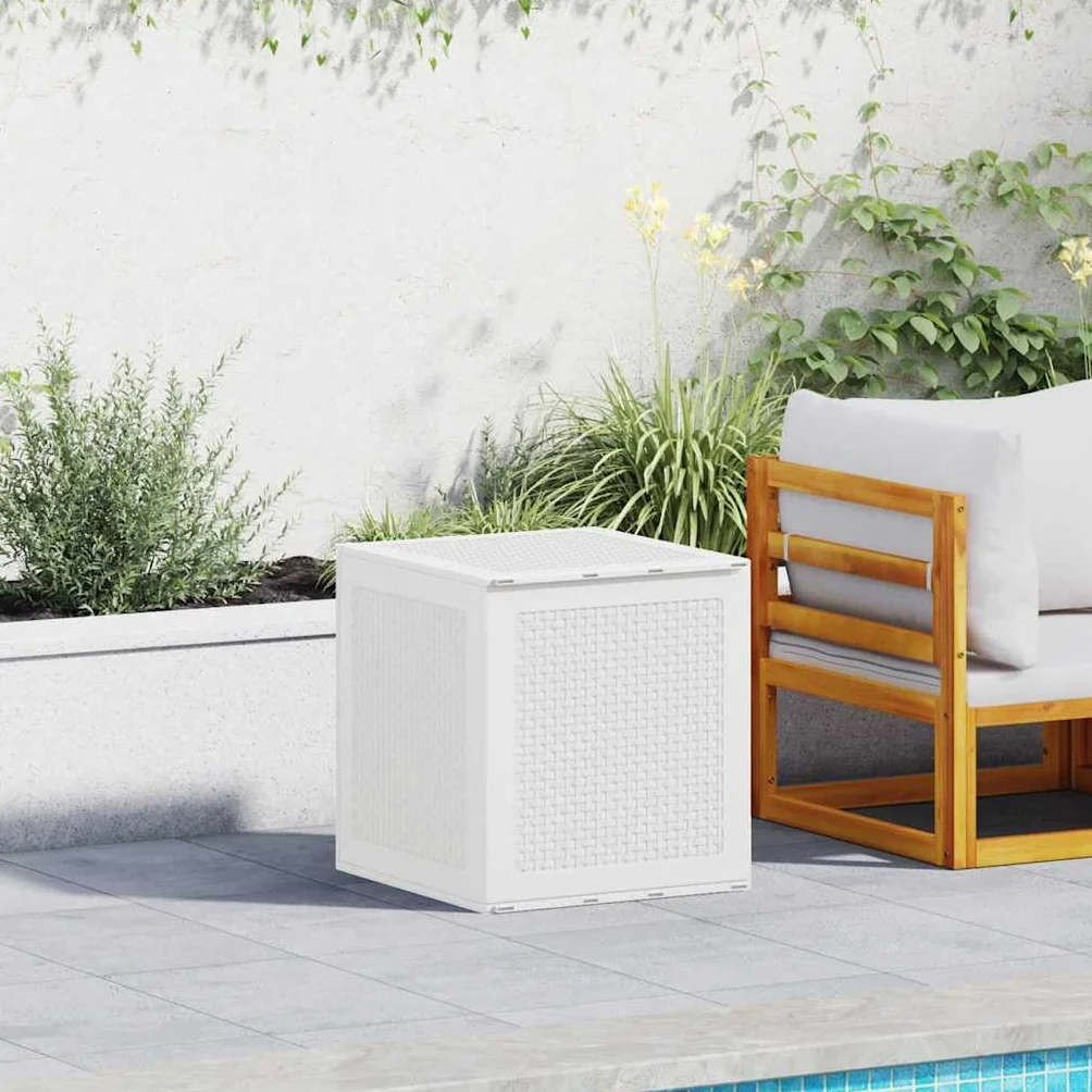 vidaXL Caja de Almacenamiento 55 x 53 x 57 cm Polipropileno, Jardín y terraza, solución Moderna para Almacenamiento, Caja de Muebles Resistente al Clima