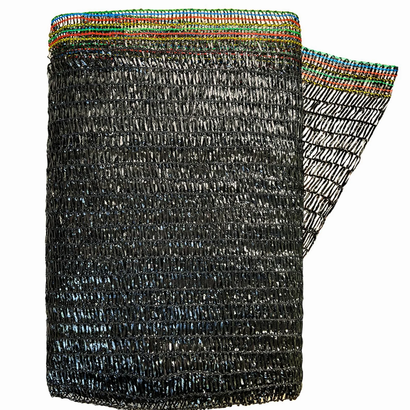 Tela de sombra al 55 % para jardín, malla de bloqueo solar, resistente a los rayos UV, para verduras, flores, invernadero, cama elevada, cubierta de sombra para plantas del sol, negro (6 x 50