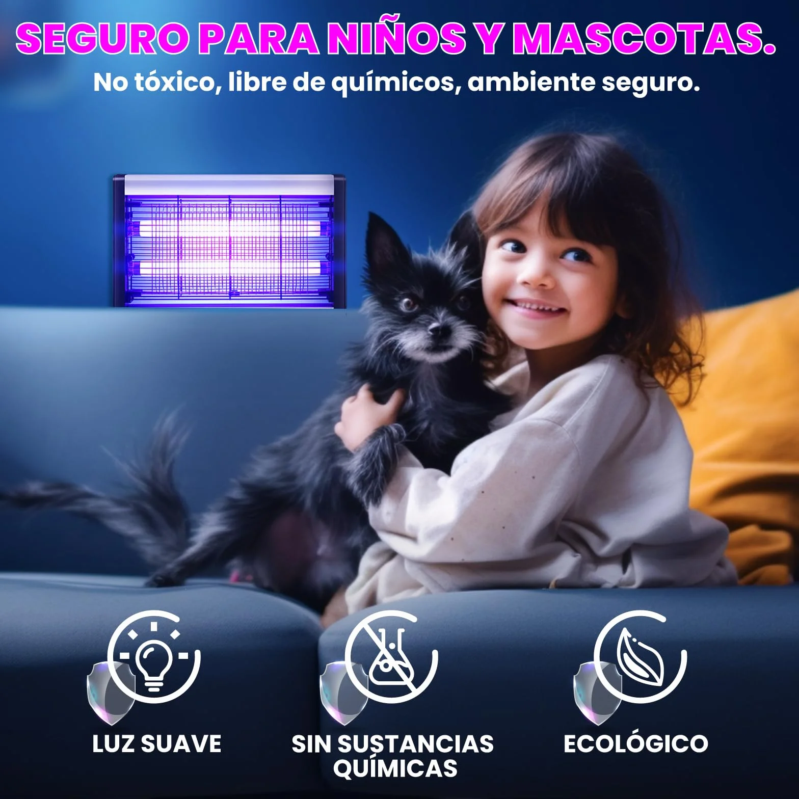 Lustaled FSL BL T5 8W Lámparas de Repuesto para Lampara Antimosquitos, Bombillas de Repuesto, 30.5cm Lámparas UV para 8/16W Lampara Antimosquitos, Mata Mosquitos Electrico (2 Unidades)