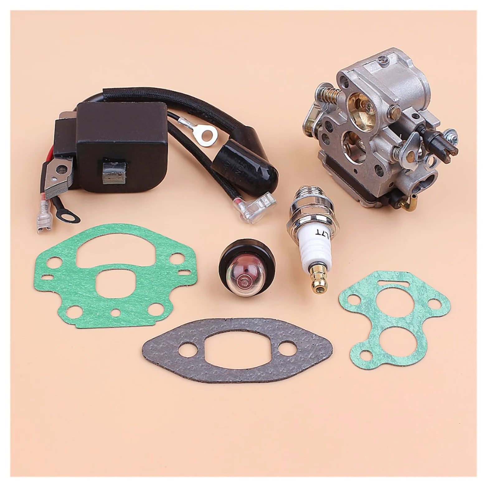 1 Juego de módulo de bobina de encendido de carburador, Kit magnético apto for H 240 236 235, piezas de motosierra for Zama C1T-W33 Carb