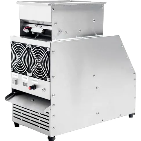 Máquina eléctrica Winnower de granos, separador de acero inoxidable con ventilador de velocidad ajustable para limpiar mijo, granos y semillas
