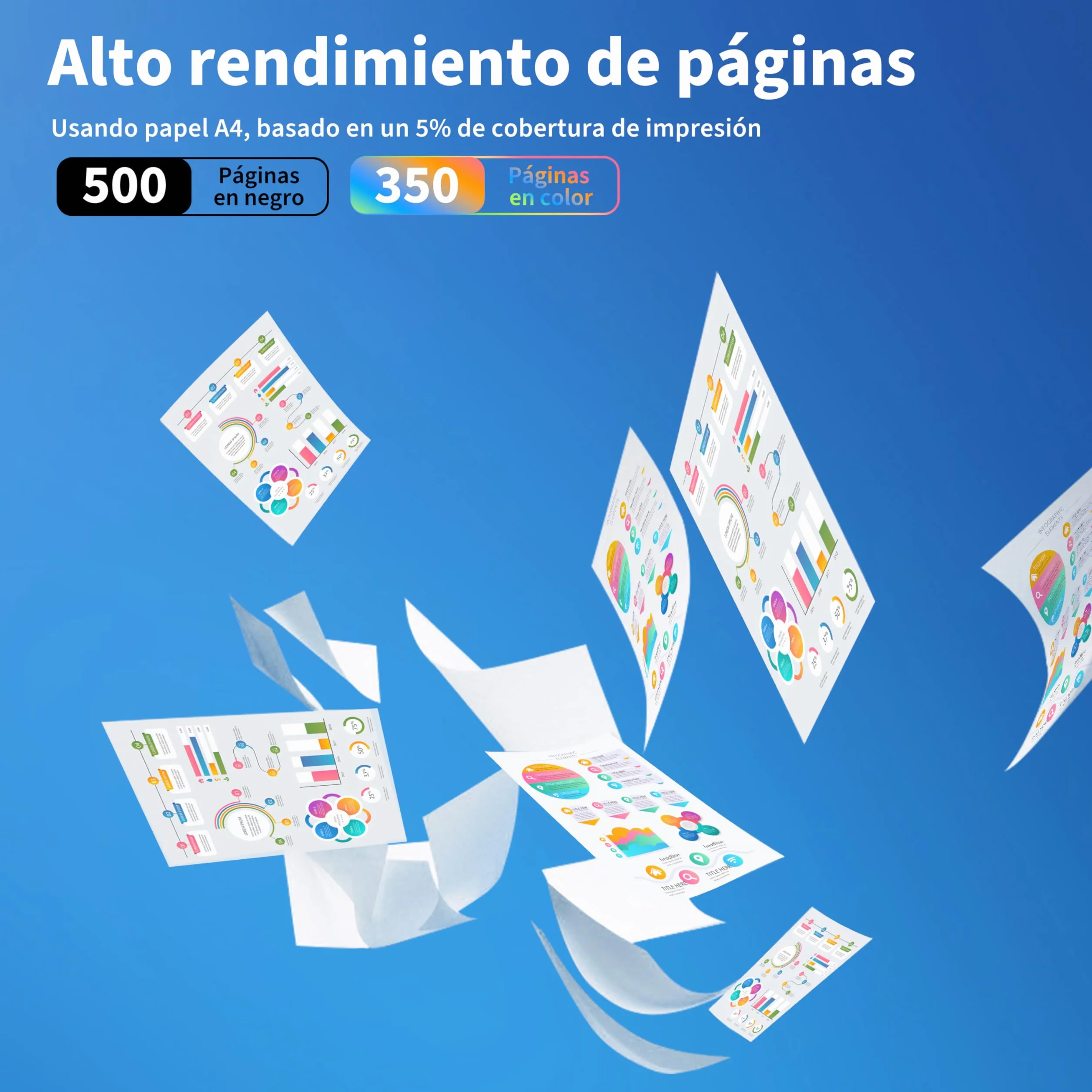 Epson 604XL Cartucho de Tinta Compatible Multipack para XP-2200 XP-2205 XP-3200 XP-3205 XP-4200 XP-4205 WF-2910 (10 Paquetes)