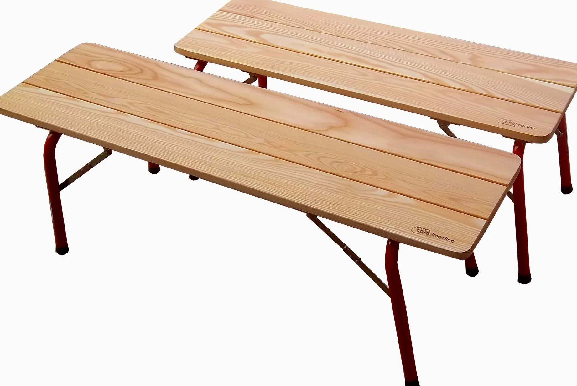 Castelmerlino Banco plegable 120x30 cm h 42 cm