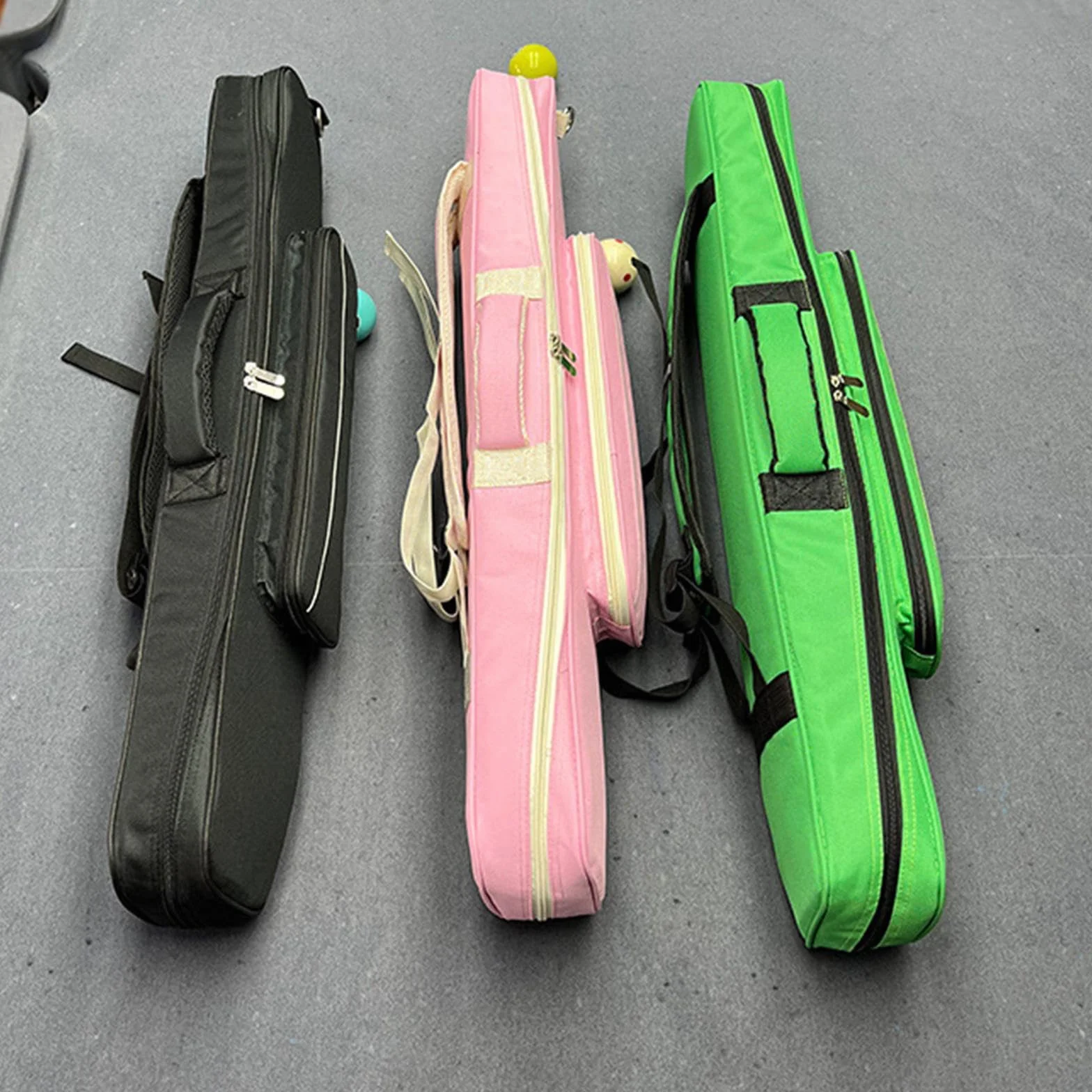 Baoblaze Estuche para Tacos de Billar, Bolsa con Cremallera 1/2 Pulgada, Rosa