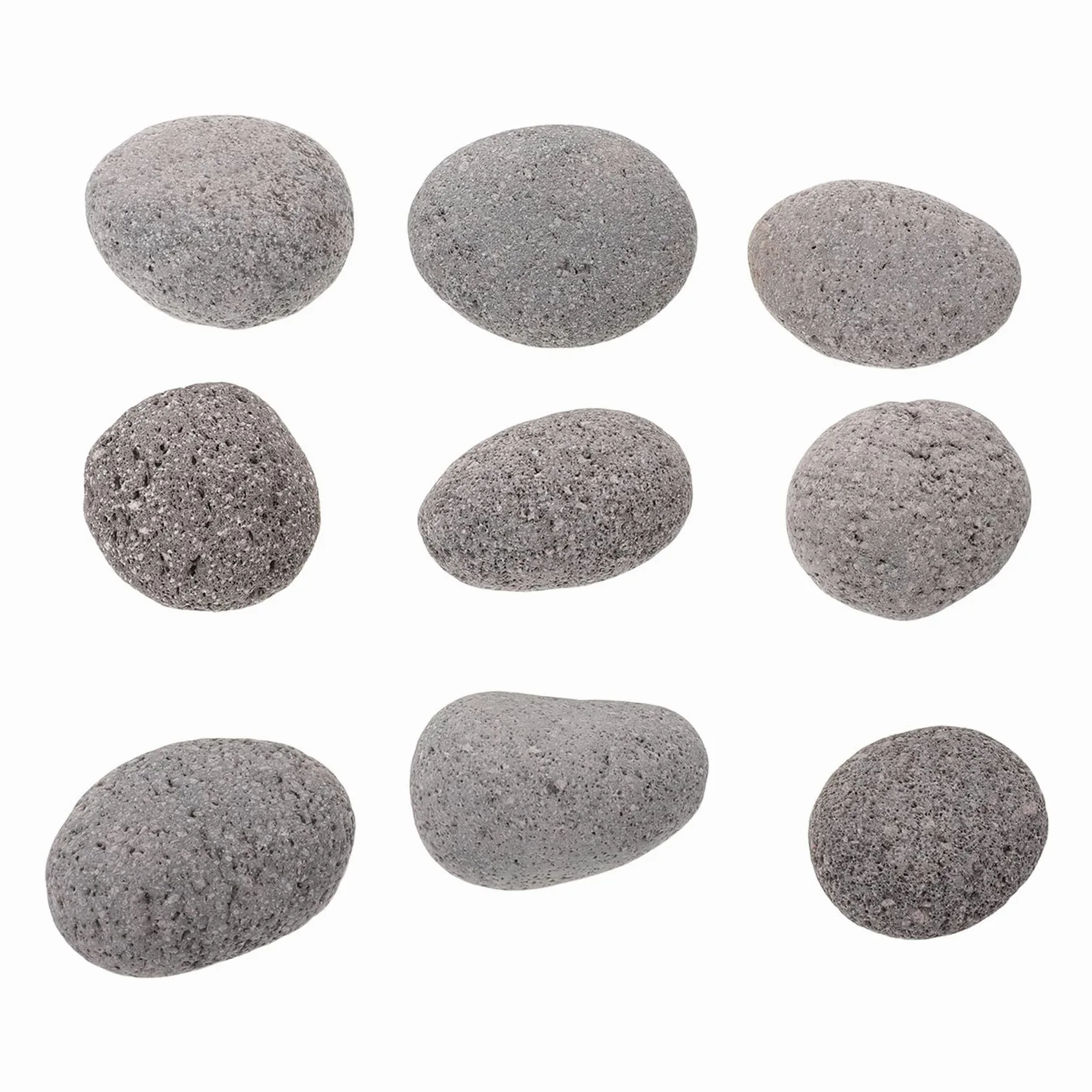 TOYANDONA Piedras Volcánicas para Sauna de Vapor Comercial y SPA Doméstico, Mejoran la Radiación de Calor y Aseguran una Circulación de Calor Uniforme, Peso 1.9kg