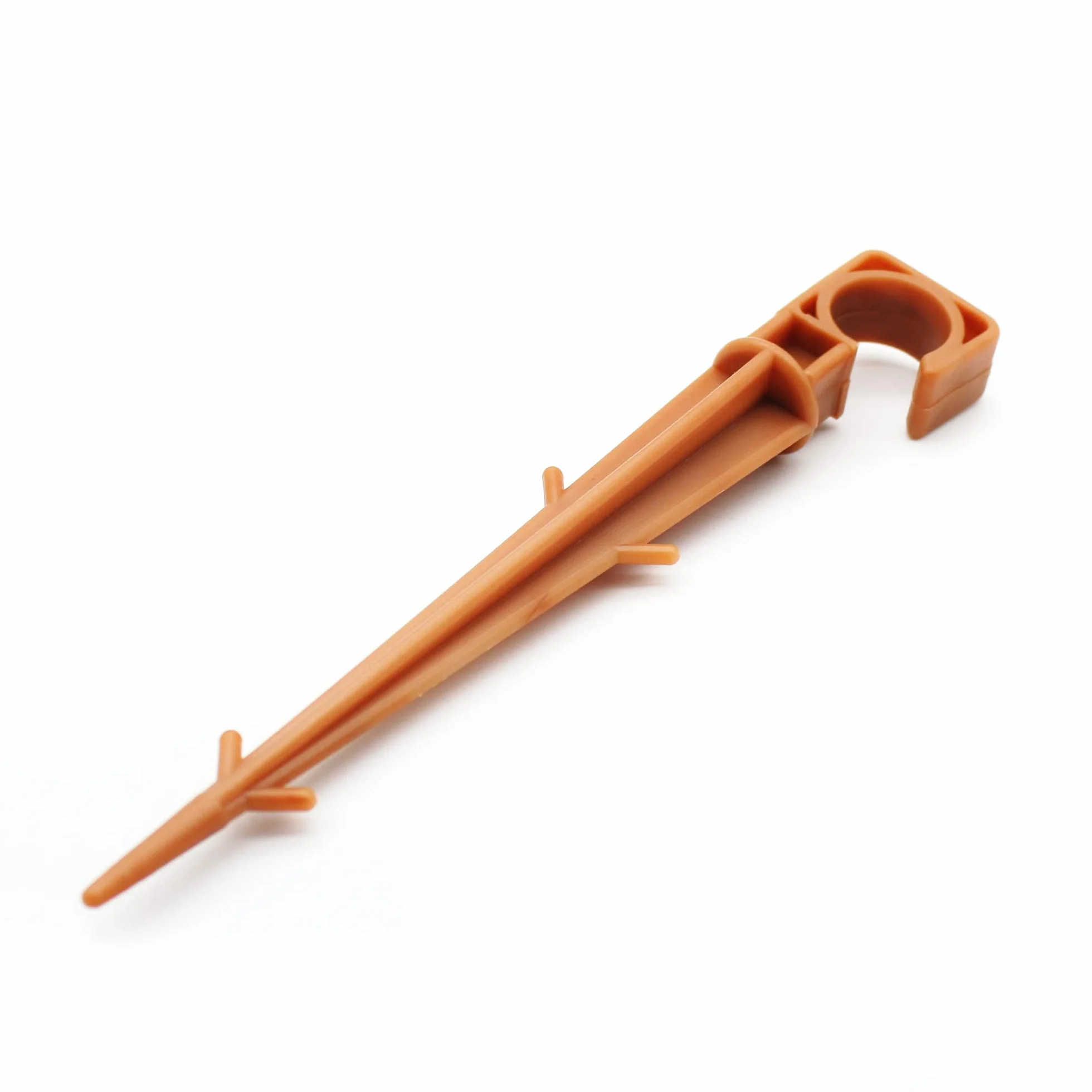 DOJA Barcelona | Estaca Sujeta Mangueras | Pack 50 | 16-20mm Ø | Estaca Riego Huerto | Piqueta Microtubo Riego por Goteo | Estacas de Jardin/Huerto, Soporte Manguera, Mallas y Telas Cesped