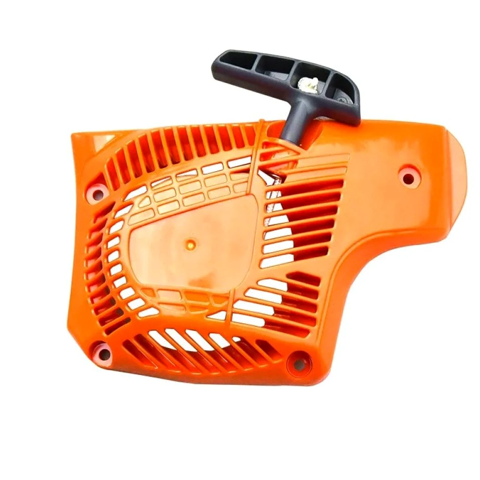 Arrancador de Retroceso GS440 Compatible con Motosierra O GS44 E MT4400, Conjunto de Arranque de tracción, Cubierta de Resorte de polea, Mango de Agarre de Cuerda