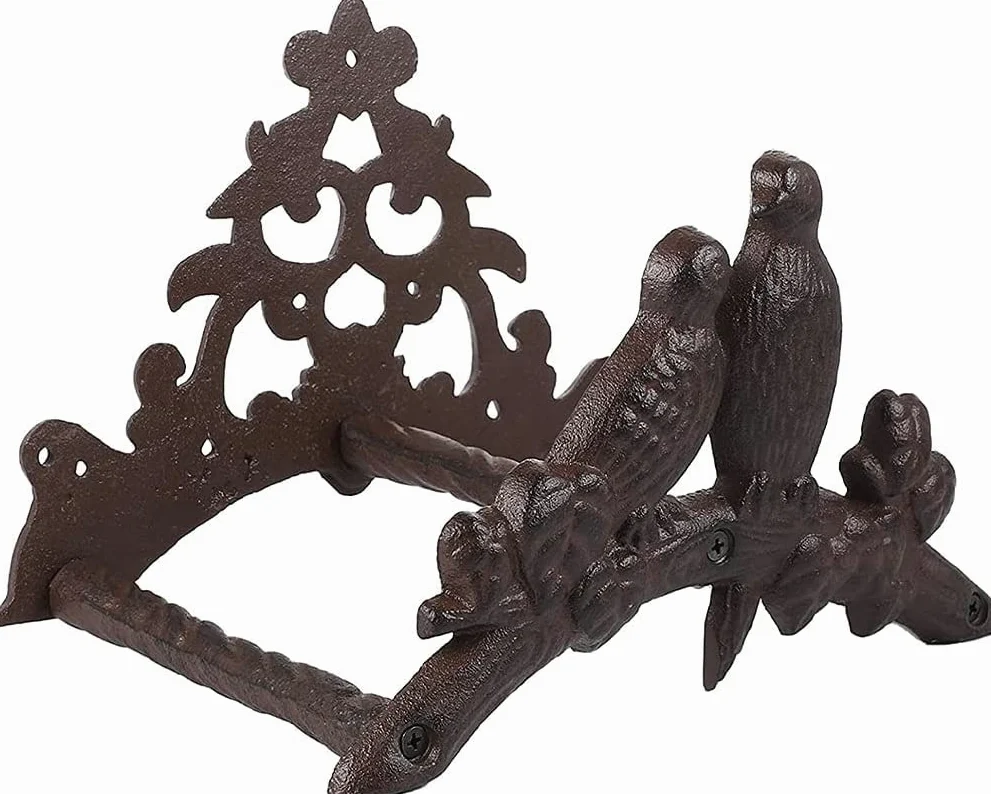 Soporte de Manguera de jardín Soportes de Manguera de Montaje en Pared de Hierro Fundido Carrete de Manguera montado en la Pared Soporte de Manguera Decorativo for Patio Exterior