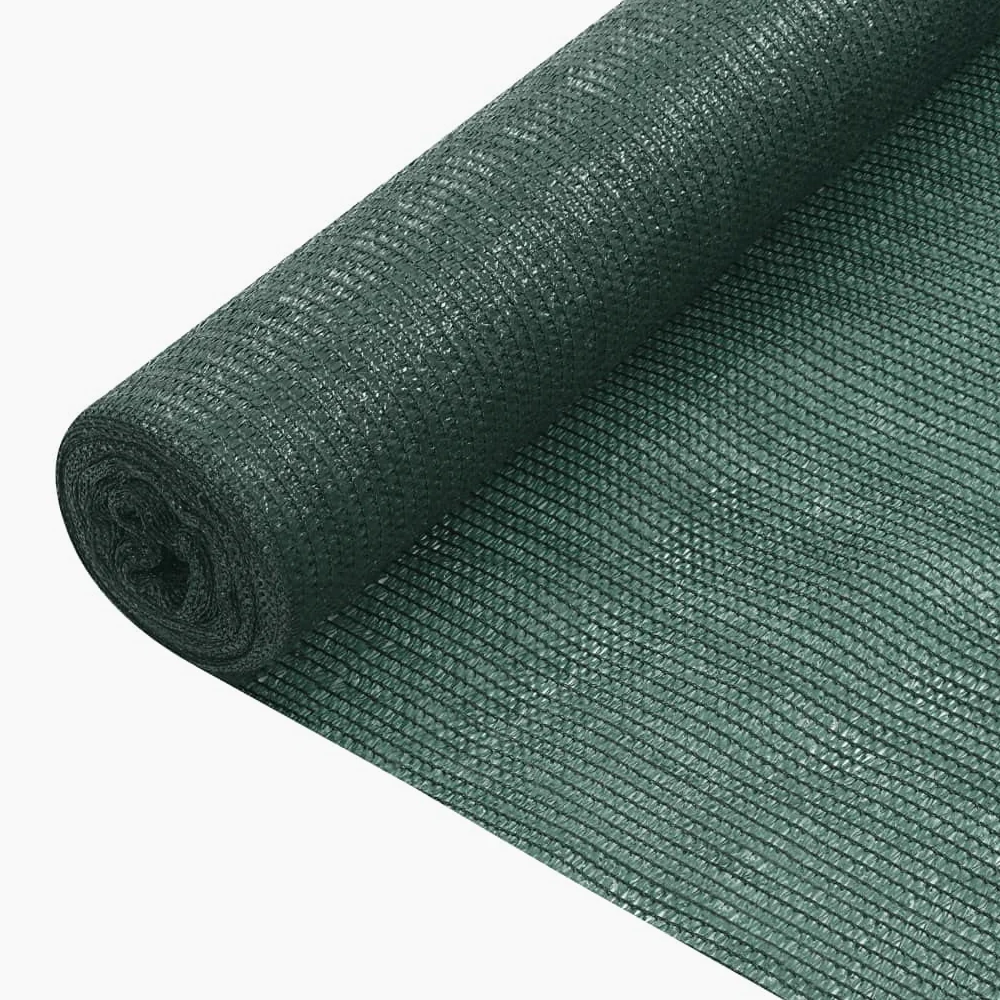 ShGaxin Red de privacidad HDPE Verde 1,5x50 m 75 g/m Mallas Ocultacion, Mallas De Sombreo Jardin, Tela para Vallas - 149379