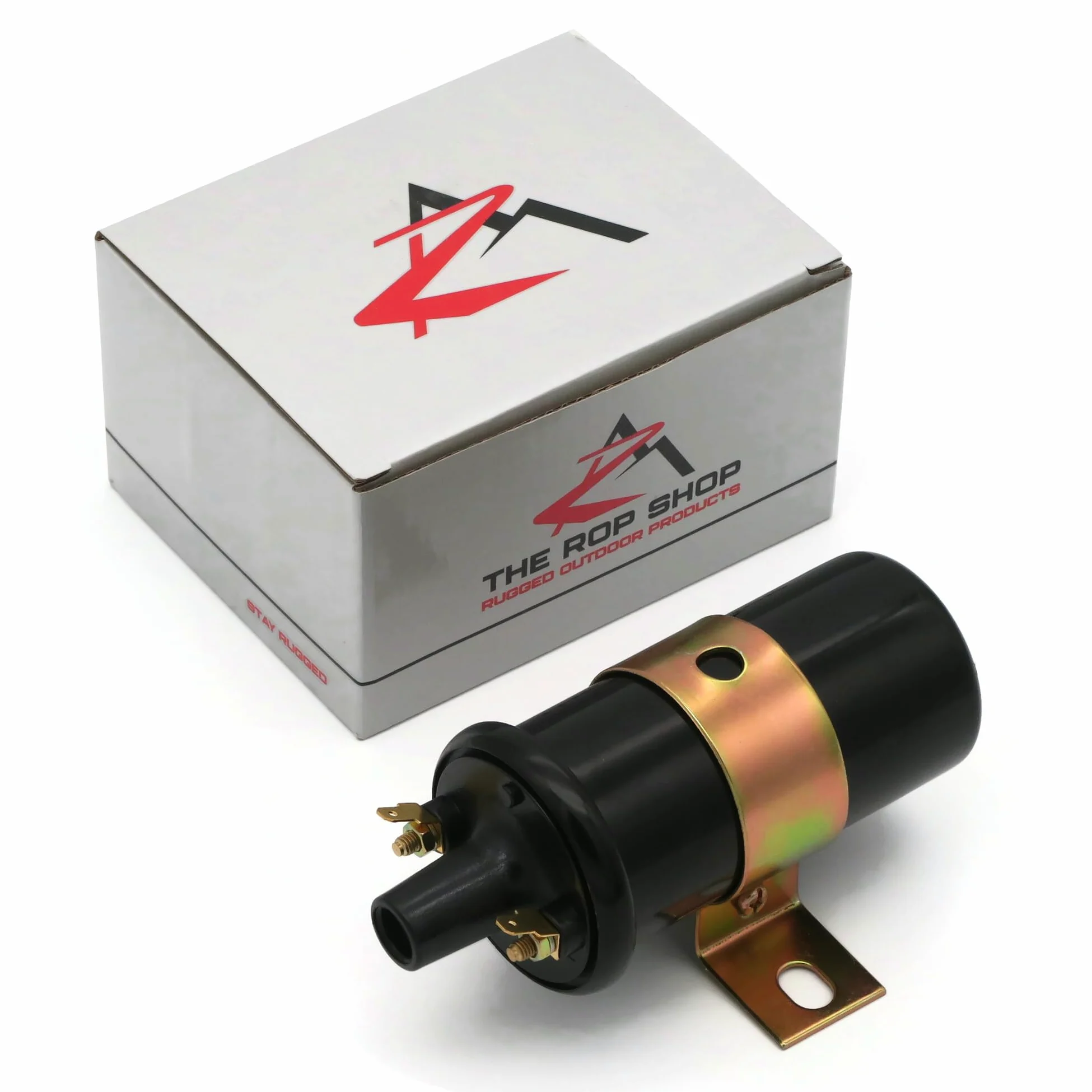 The ROP Shop | Módulo de bobina de encendido con hardware para tractor cortacésped John Deere AM132453, AM38411