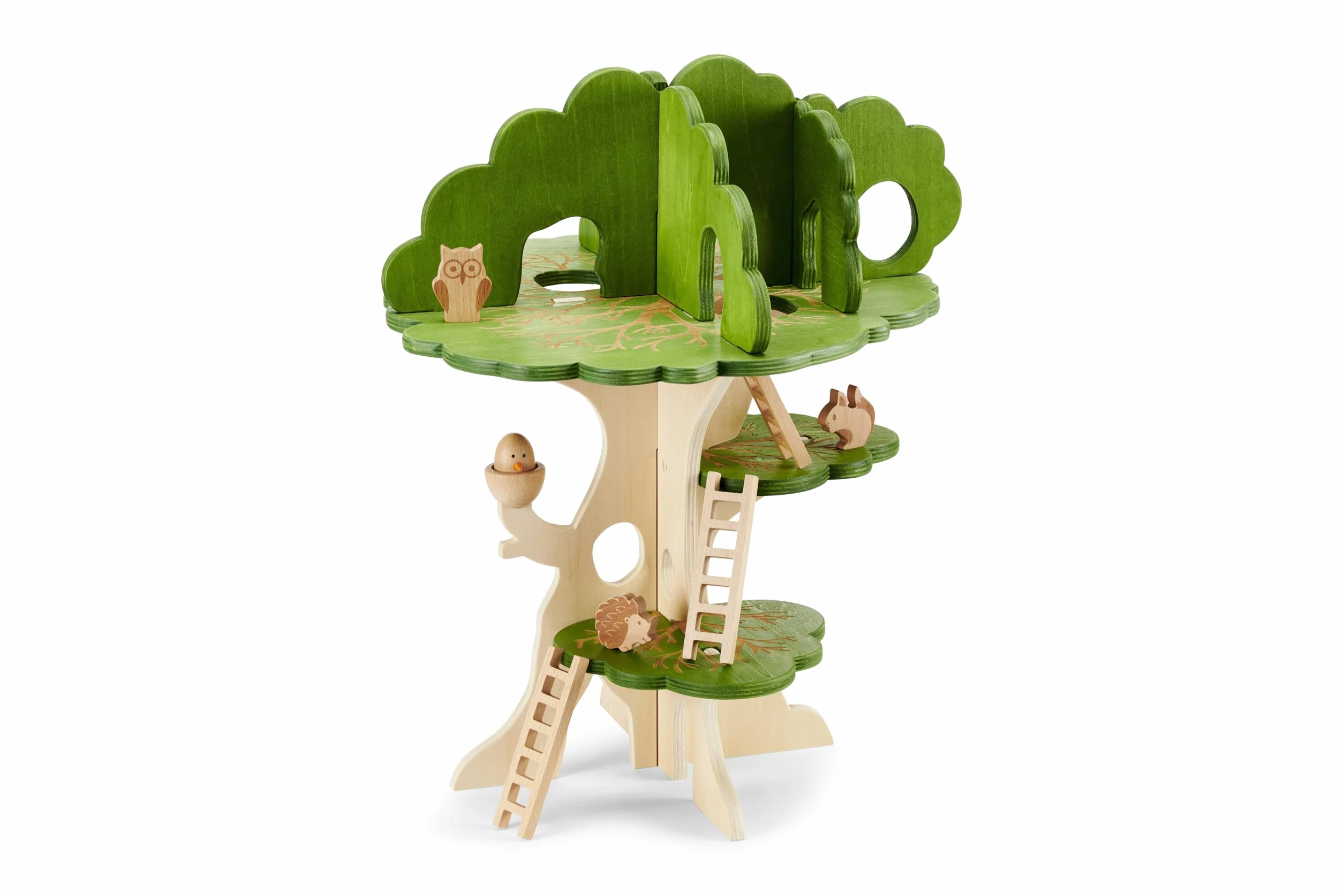 Tickit 74059 Woodland Trail Tree House – Wooden Treehouse – Playhouse – Small World Play