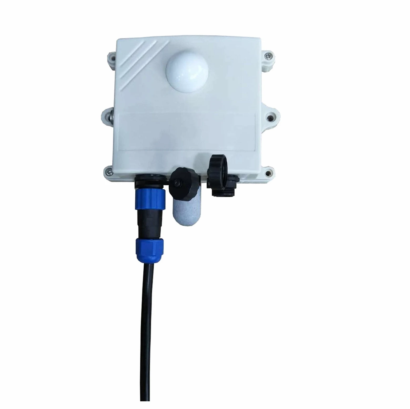 Estación meteorológica inteligente Temperatura del aire, humedad, sensor de intensidad de luz, suelo agrícola Riego de invernadero Con sensor ultrasónico