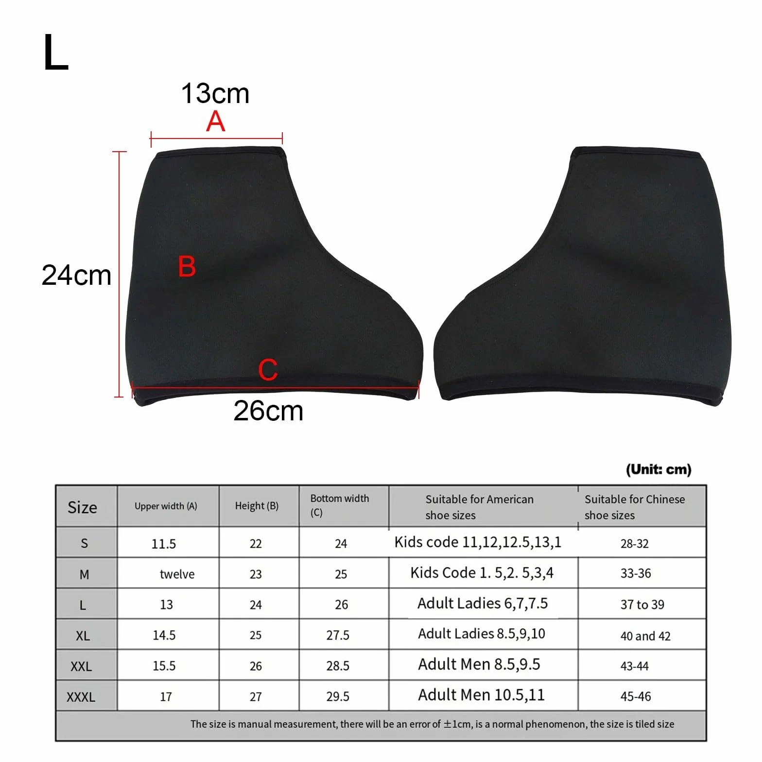 Fundas de neopreno para patines de hielo L protección comodidad