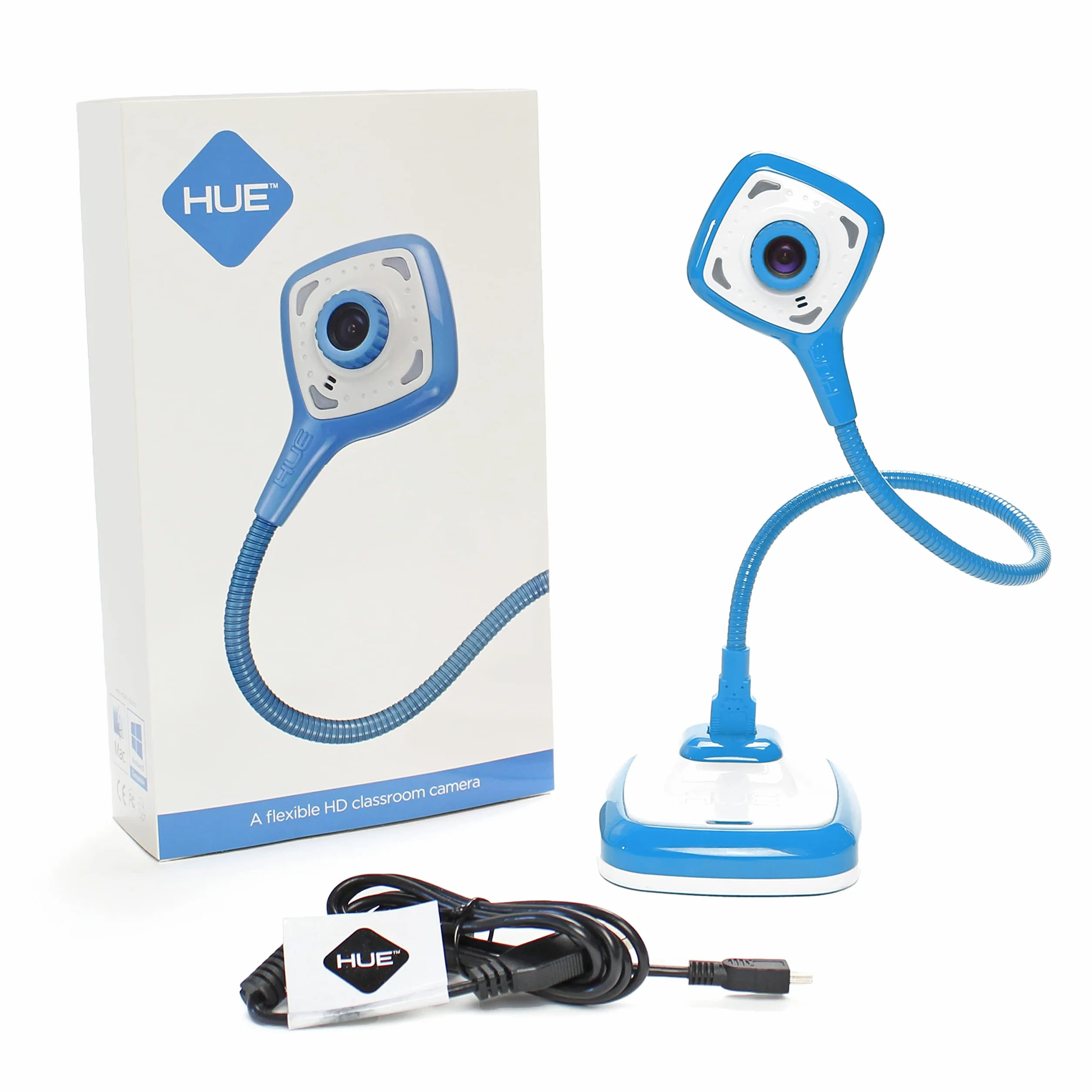 HUE HD Pro Cámara de Documentos USB Flexible Azul