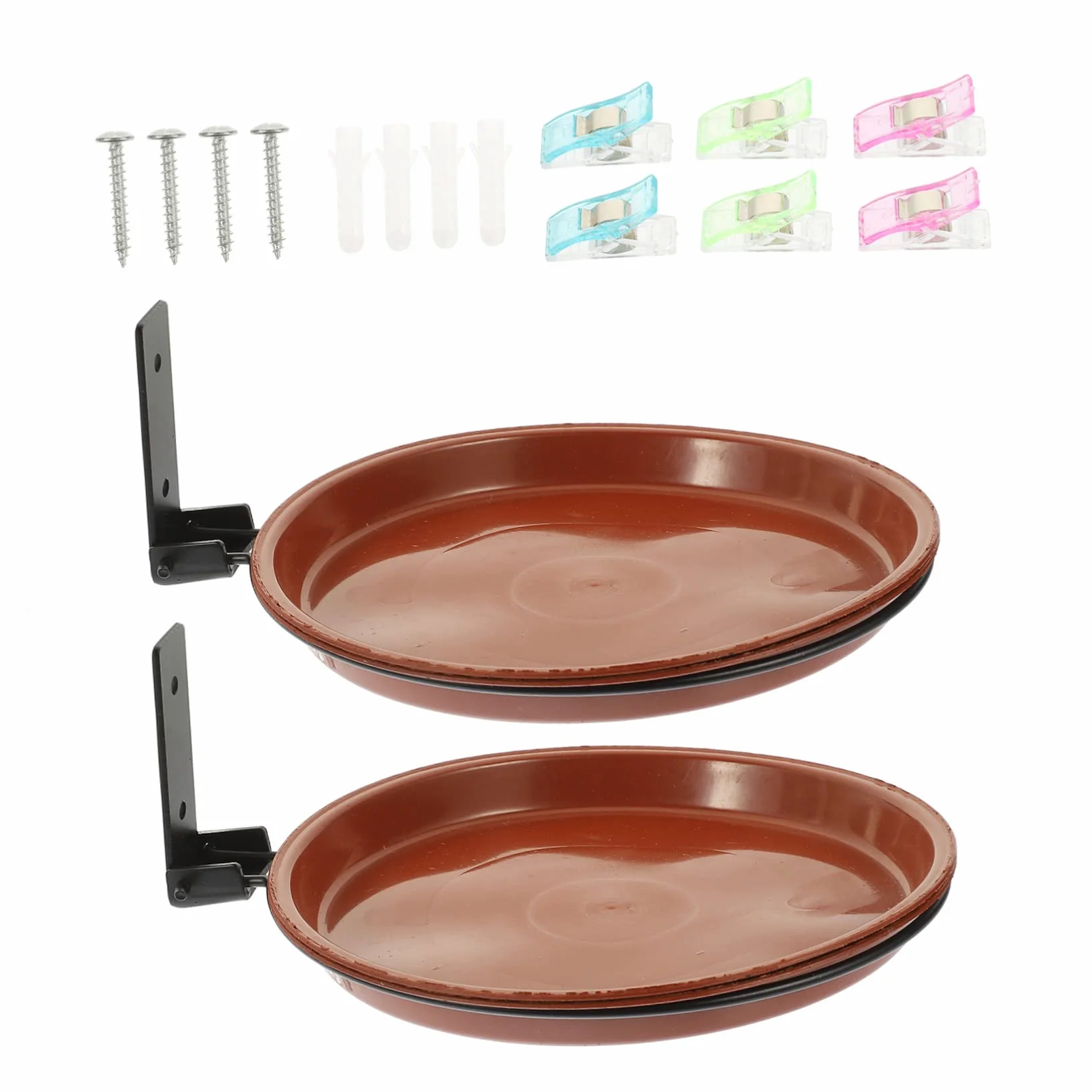 SUPVOX 5juegos Comedero Colgante y Bebedero para Pájaros De Alimentación y Baño para Jardín De Decorativo y Resistente para Exterior
