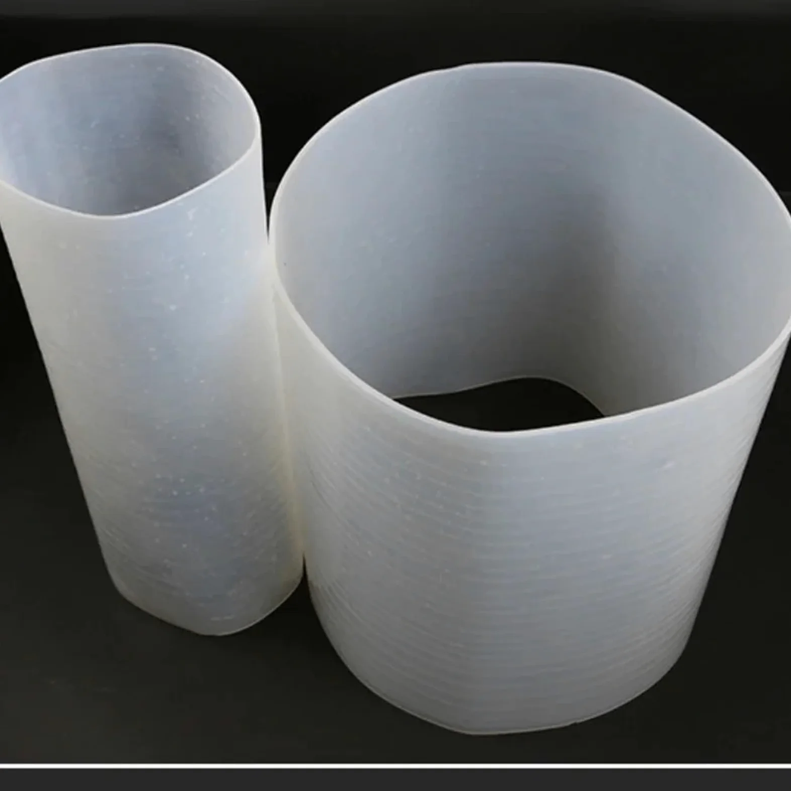Manguera de goma Manguera de goma silicona resistente a altas temperaturas, tubo grande 2 metros espesor, 1mm diámetro interior, 12-1000mm grado Industrial(200x202mm)