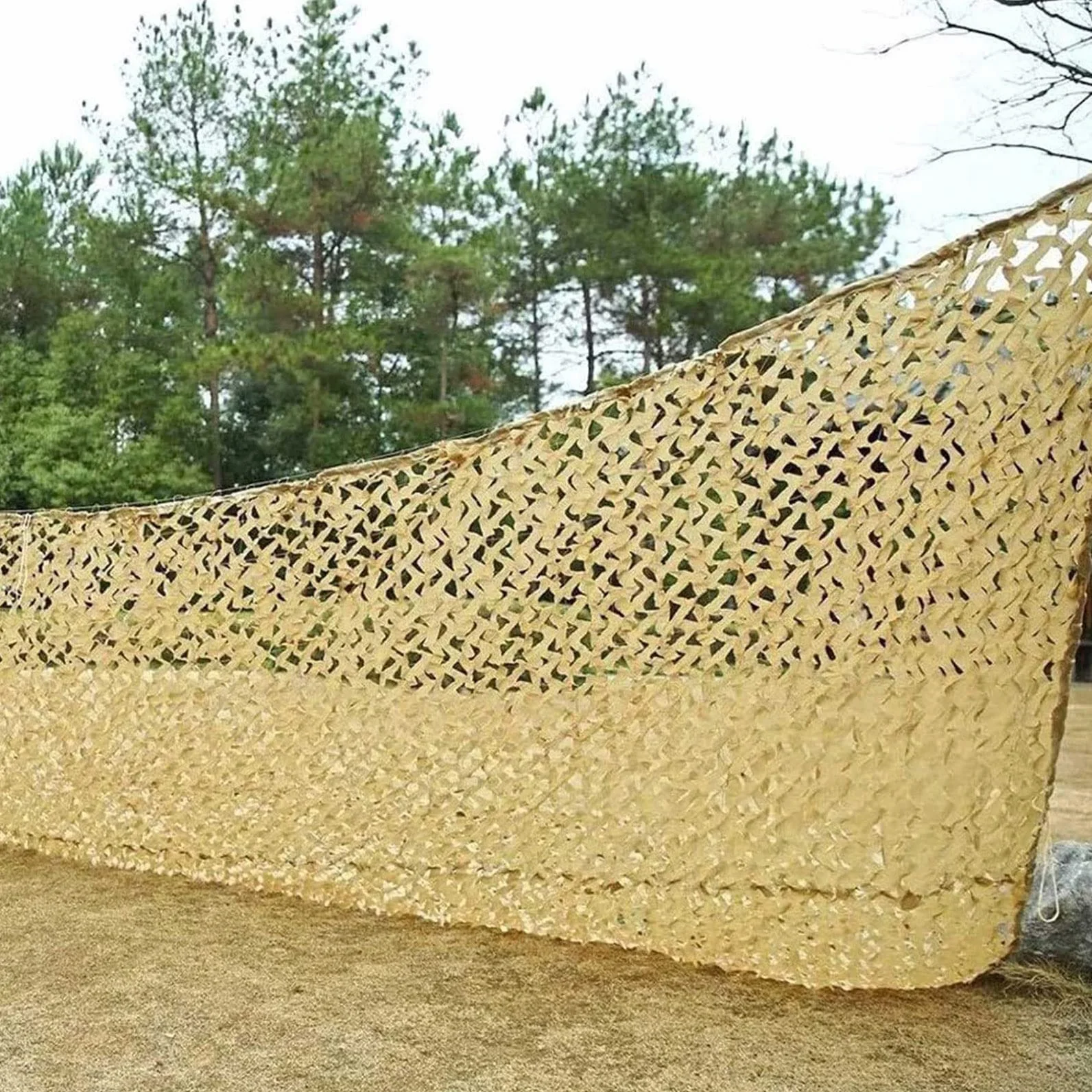 Earnmore Red de Camuflaje Militar 6x4m Toldos Terraza Sombra Exterior