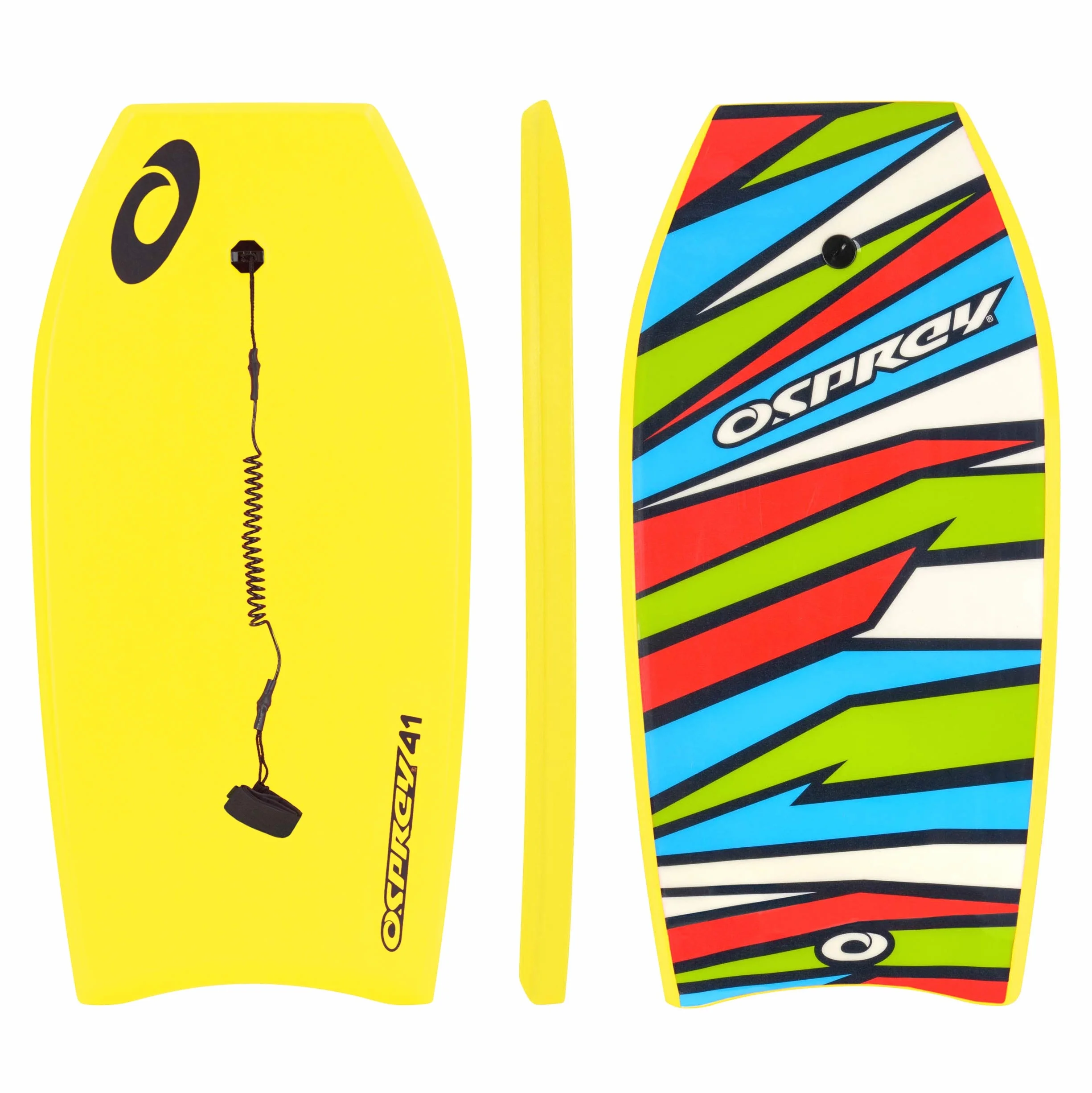 Osprey Bodyboard para niños y Adultos con Correa Boogie Board Unisex