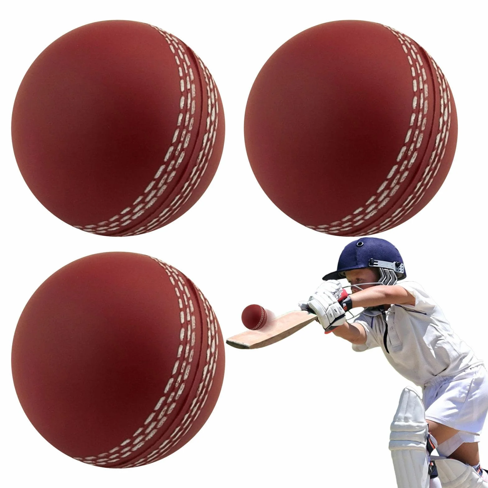 Balas de Viento de Cricket Cosidas a Mano para Entrenamiento Avanzado