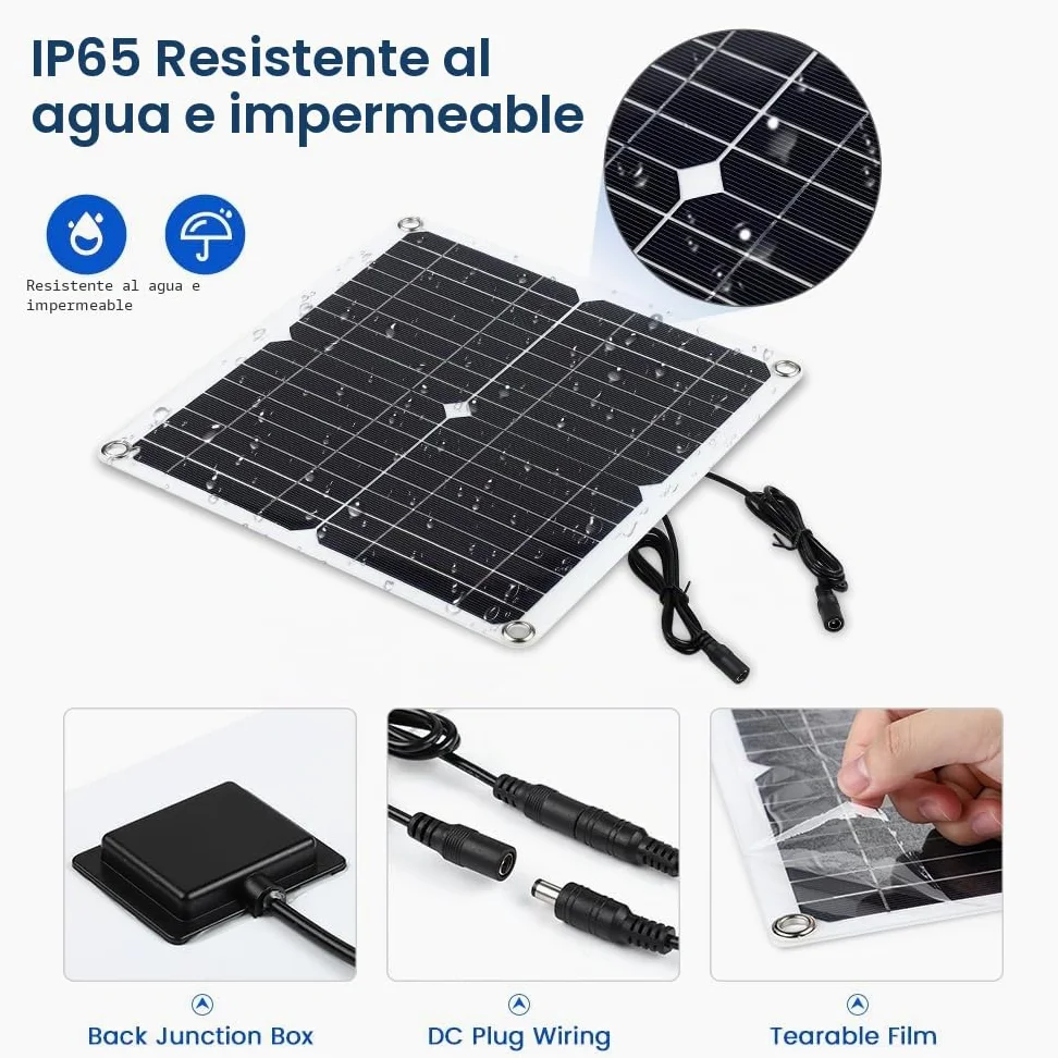 Kit de Ventilador Dual de Panel Solar 12W Resistente a la Intemperie para Gallineros
