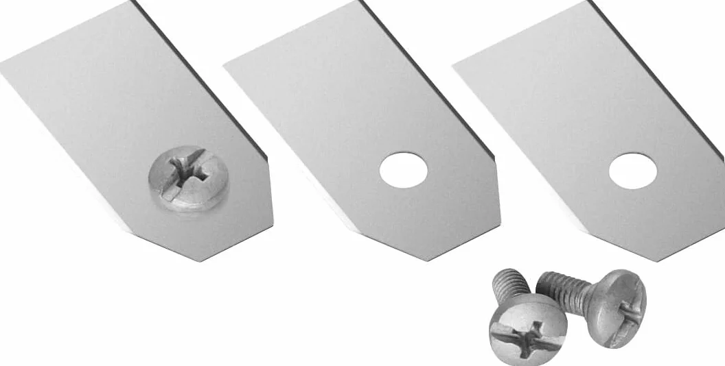 Cuchillas de recambio para robot cortacésped GARDENA: hojas para robot cortacésped (para artículos 4071 y 4072), corte preciso, set de 9 cuchillas afiladas y 9 tornillos, cambio sencillo (4087-20)